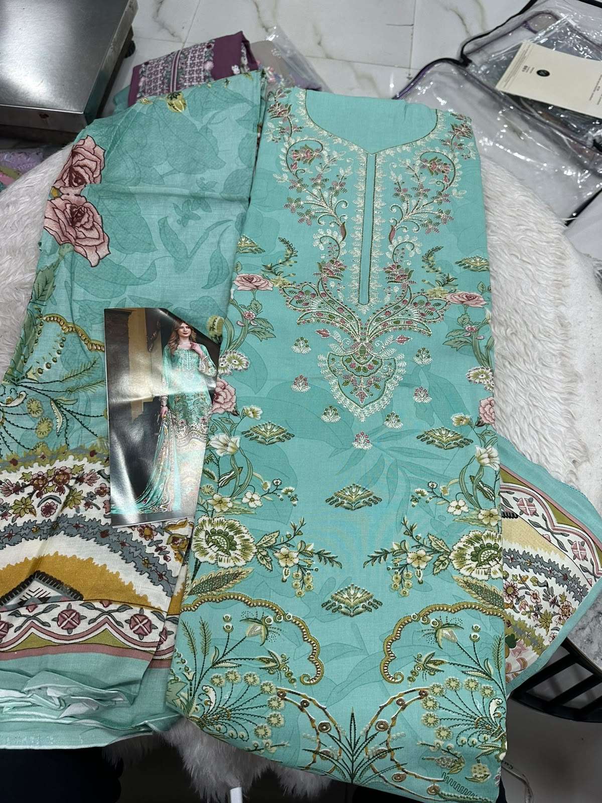 Falah Premium Cotton Collection Code - 50152 By Falah Designer Suits - 03