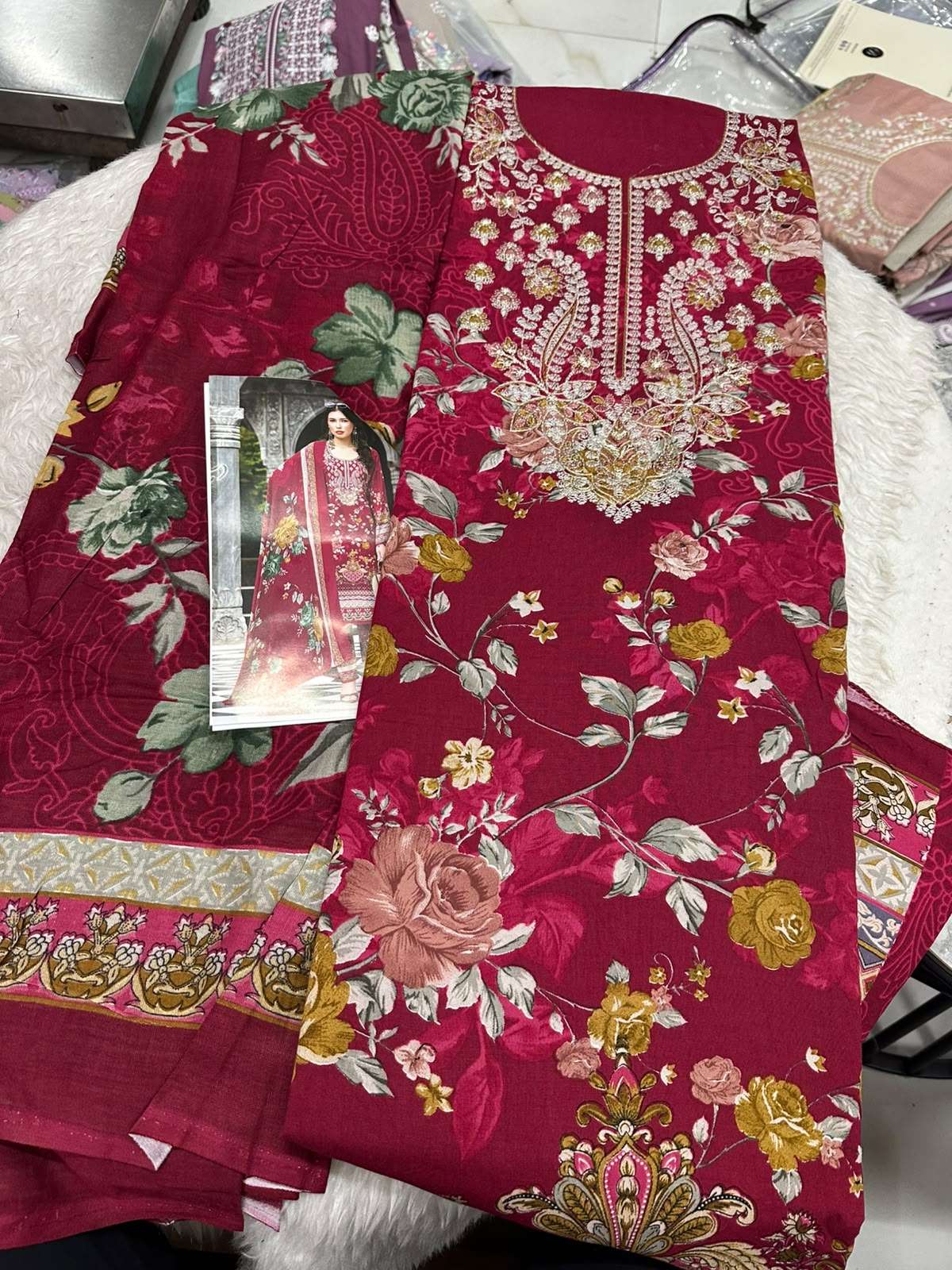 Falah Premium Cotton Collection Code - 50152 By Falah Designer Suits - 05