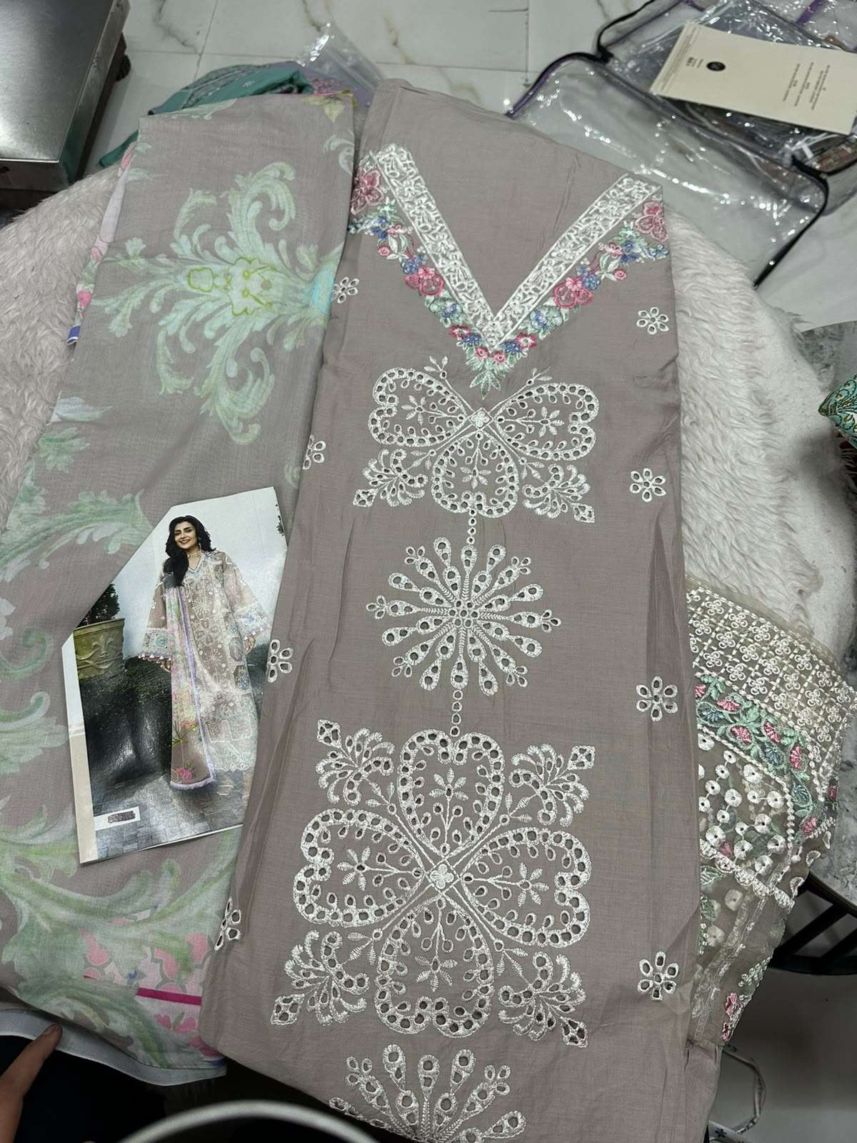 Falah Premium Cotton Collection Code - 50153 By Falah Designer Suits - 02