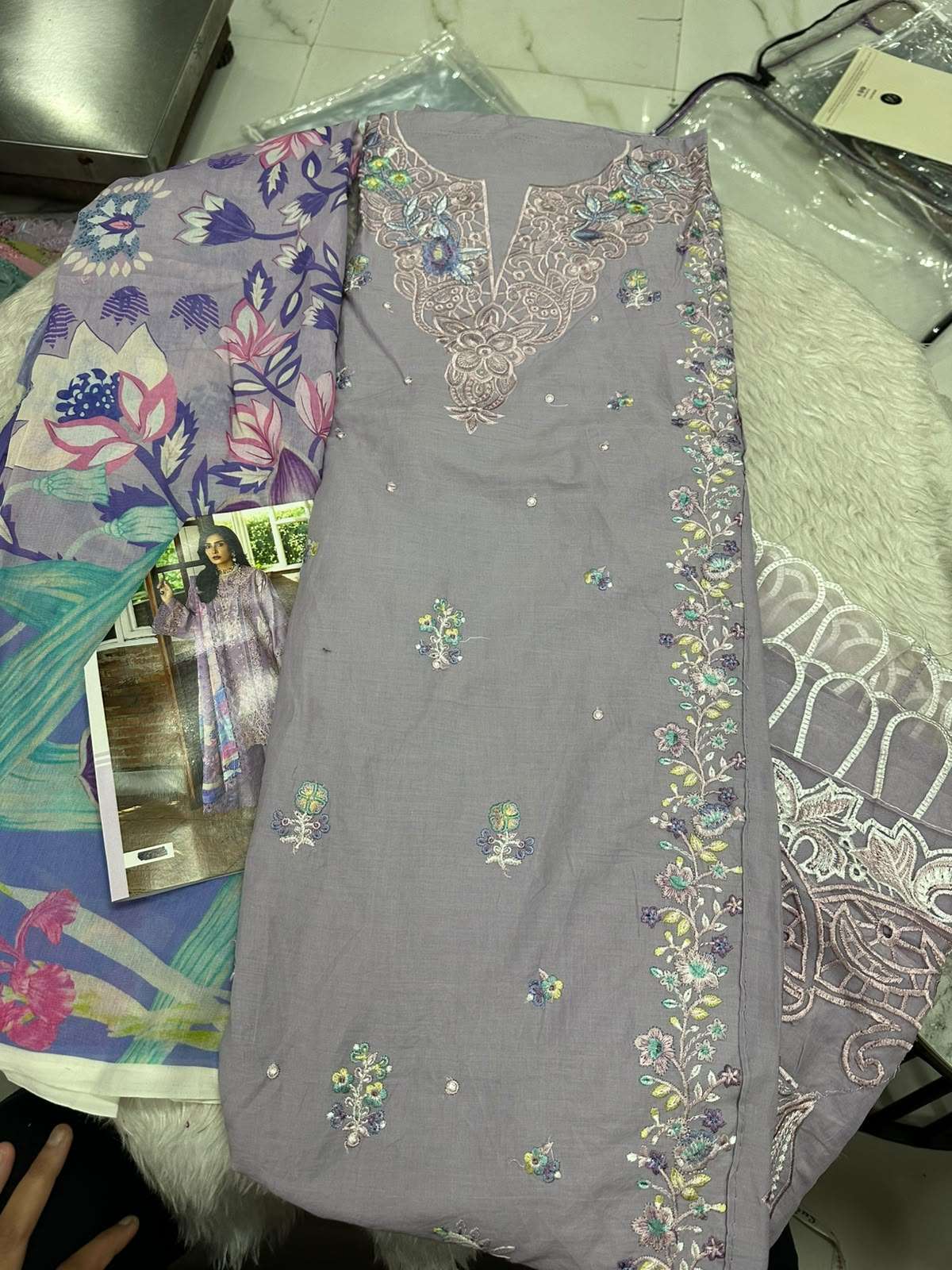 Falah Premium Cotton Collection Code - 50153 By Falah Designer Suits - 03
