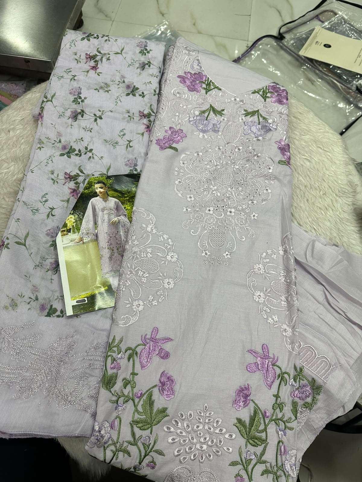 Falah Premium Cotton Collection Code - 50155 By Falah Designer Suits - 02