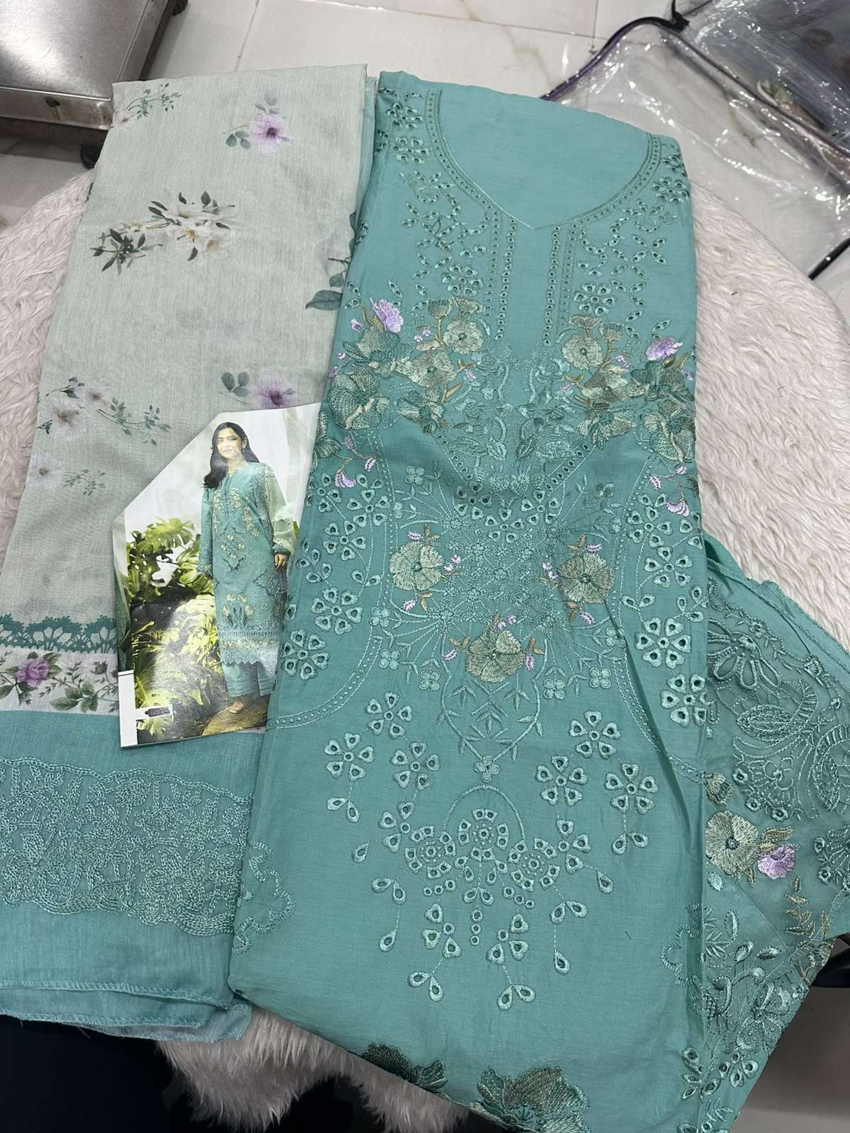 Falah Premium Cotton Collection Code - 50155 By Falah Designer Suits - 03