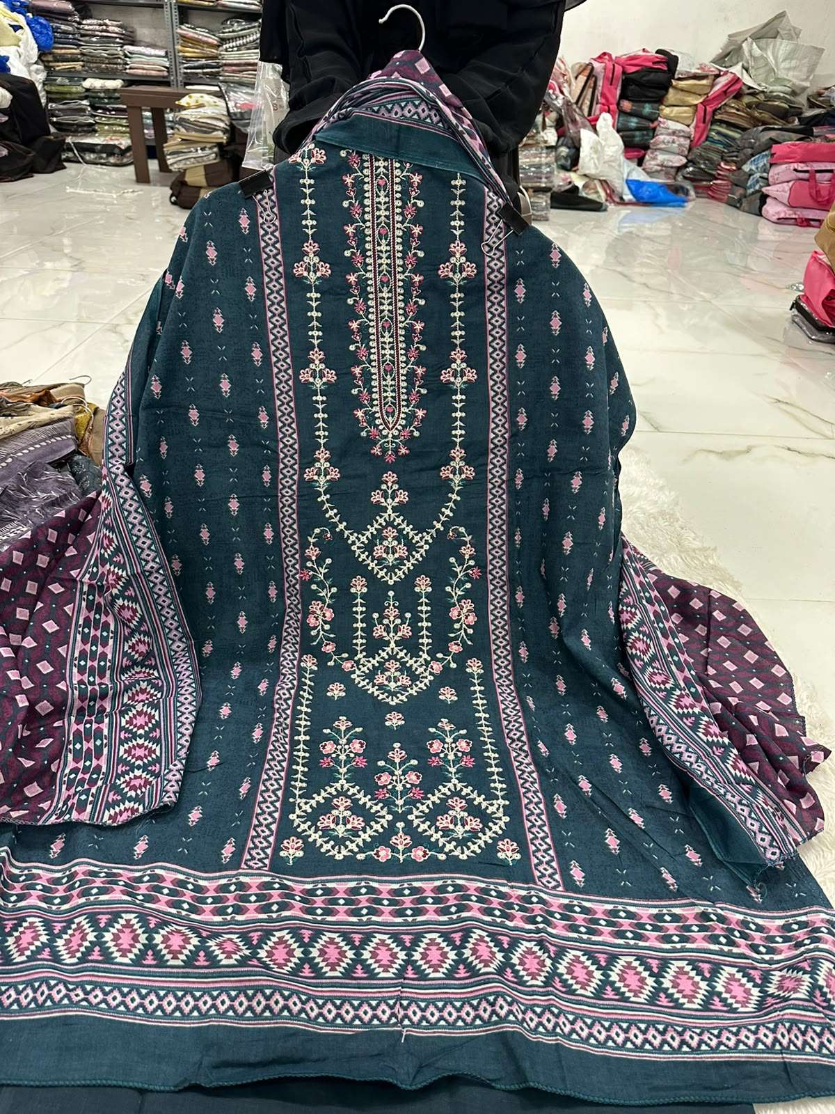 Falah Premium Cotton Collection Code - NOP301 By Falah Designer Suits - 01