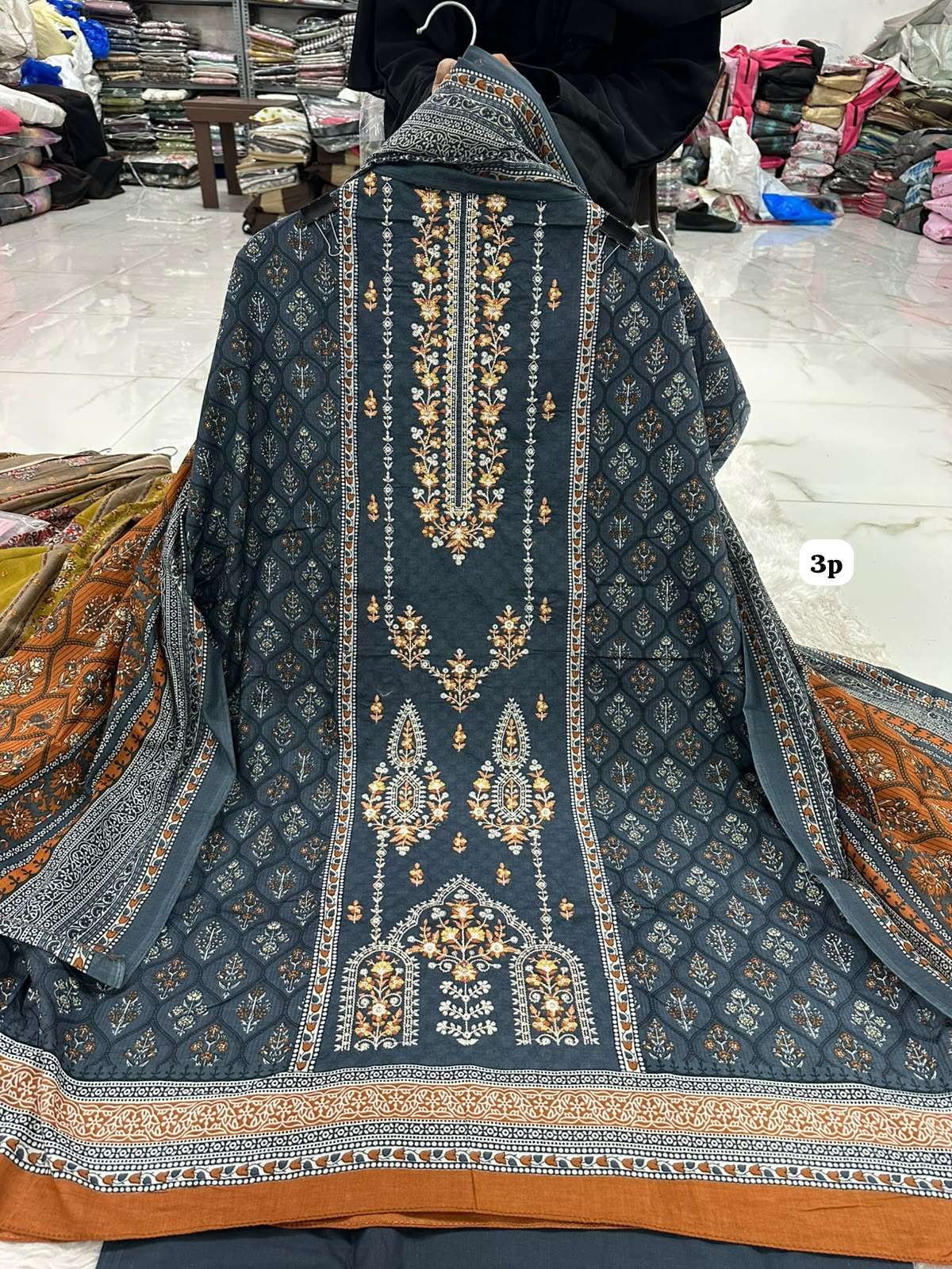 Falah Premium Cotton Collection Code - NOP301 By Falah Designer Suits - 04