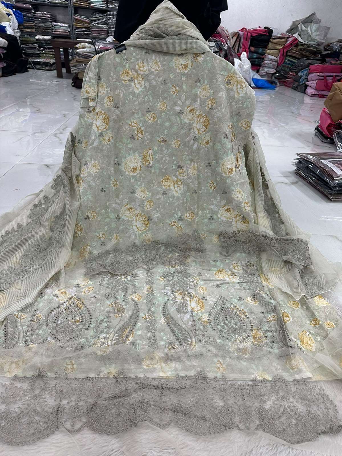 Falah Premium Cotton Collection Code - NOP302 By Falah Designer Suits - 01