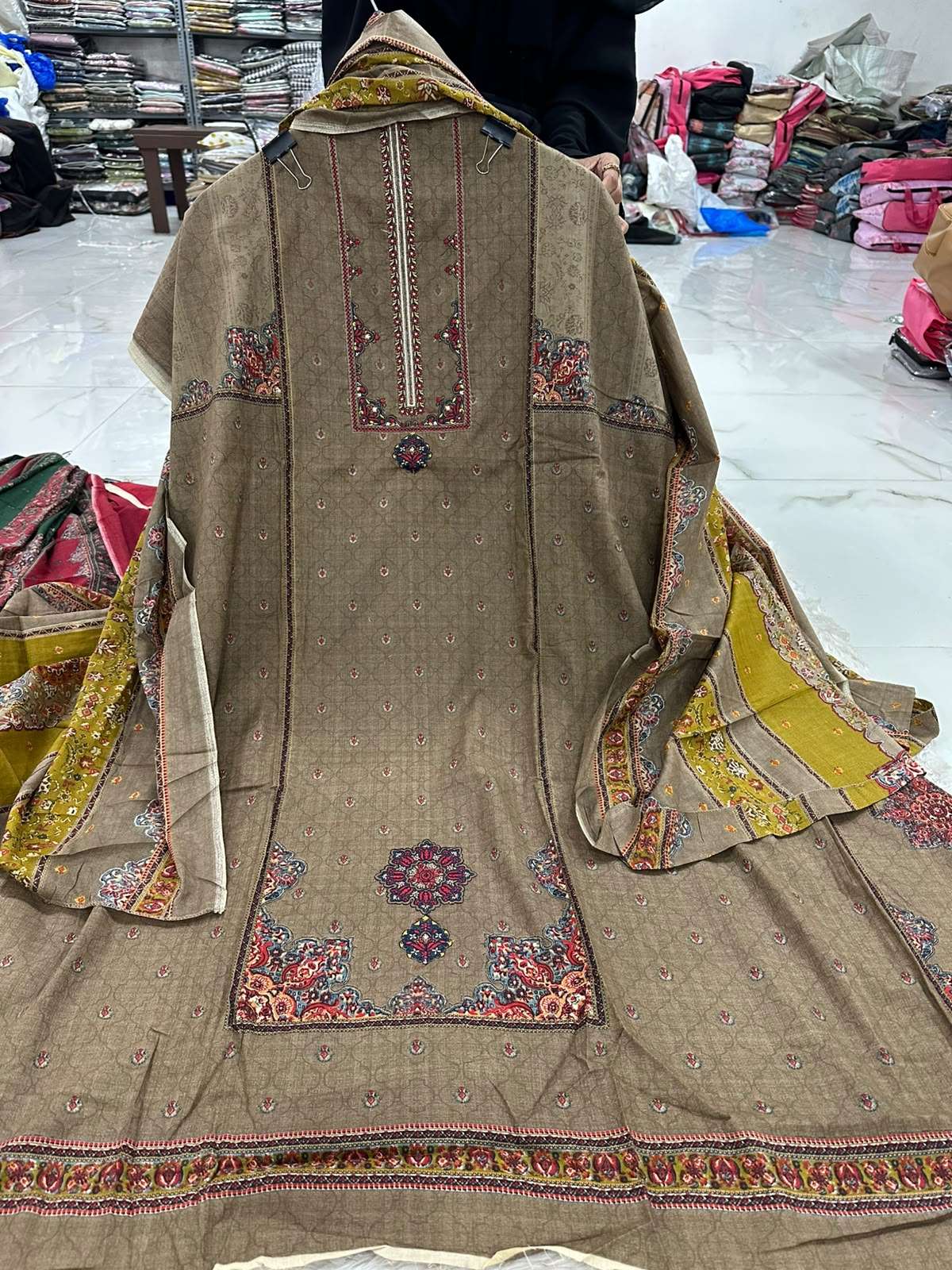 Falah Premium Cotton Collection Code - NOP303 By Falah Designer Suits - 01