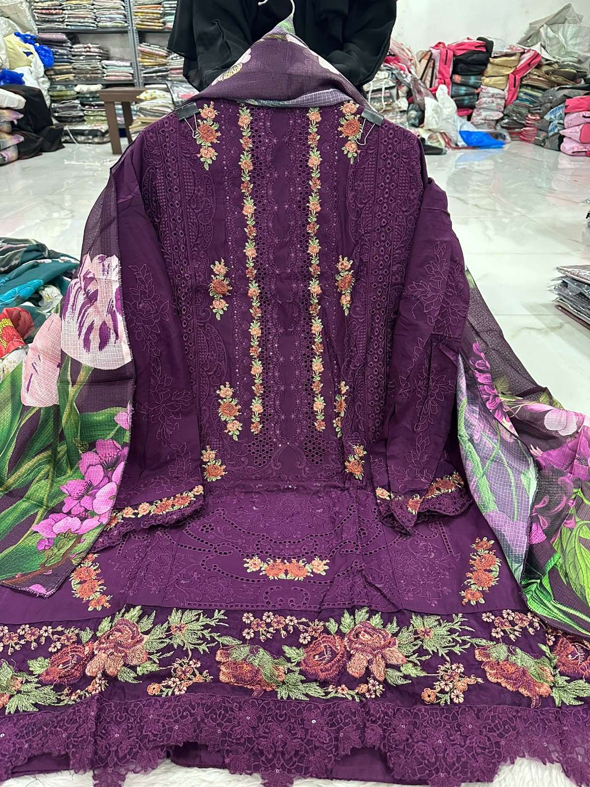 Falah Premium Cotton Collection Code - NOP305 By Falah Designer Suits - 01