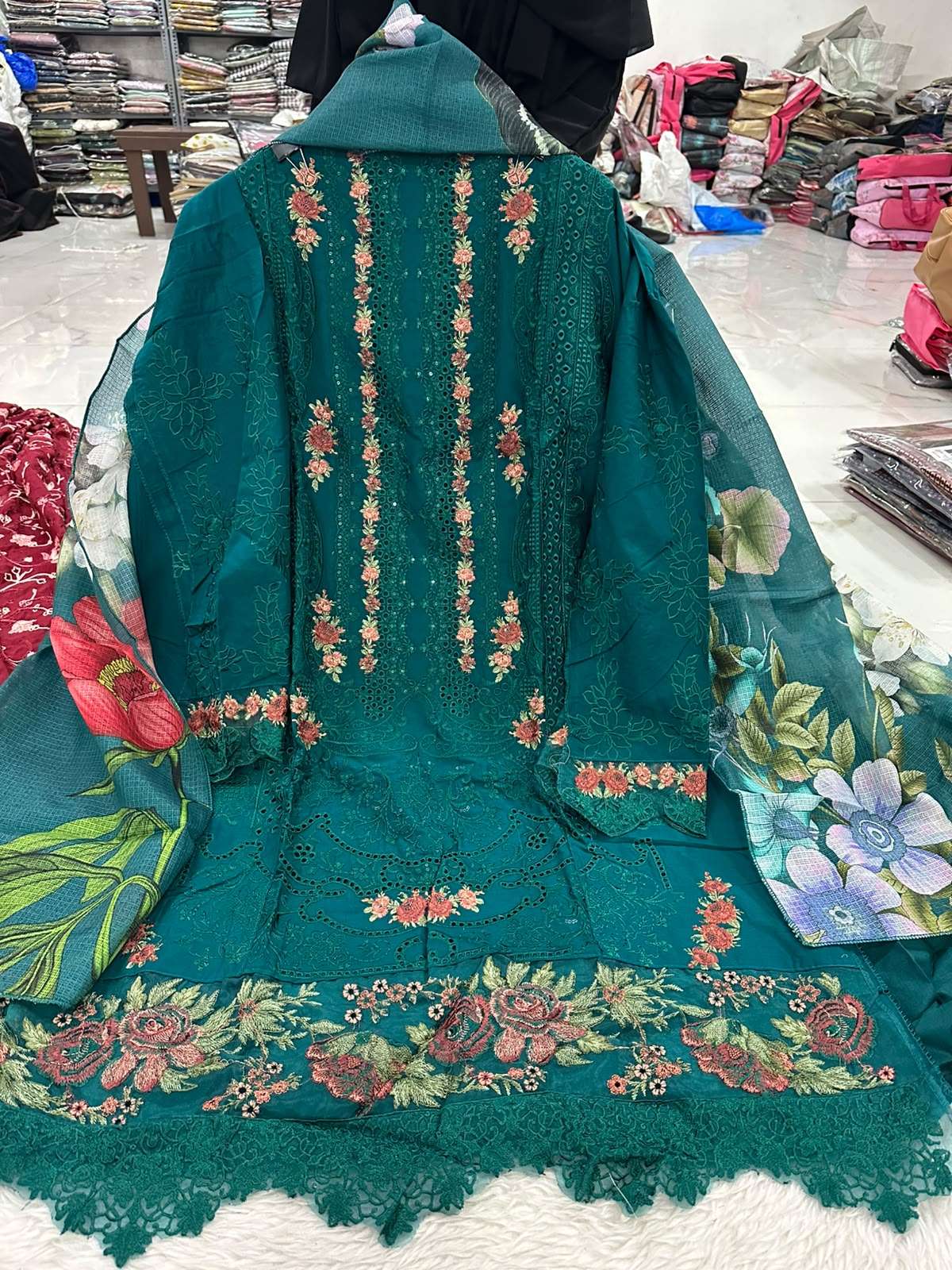 Falah Premium Cotton Collection Code - NOP305 By Falah Designer Suits - 02