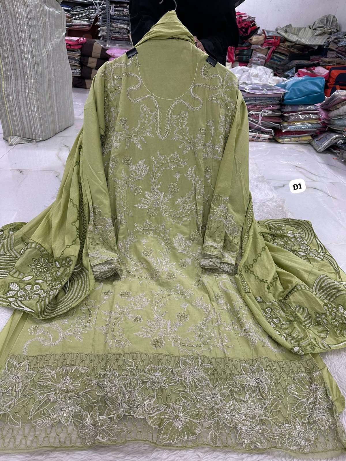 Falah Premium Party Wear Pure Cotton Collection Code - NOP55 By Falah Designer Suit - 01