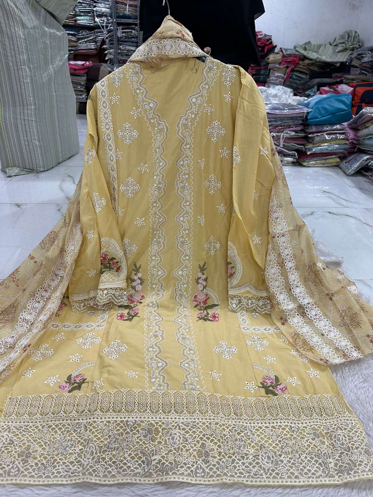Falah Premium Party Wear Pure Cotton Collection Code - NOP55 By Falah Designer Suit - 02