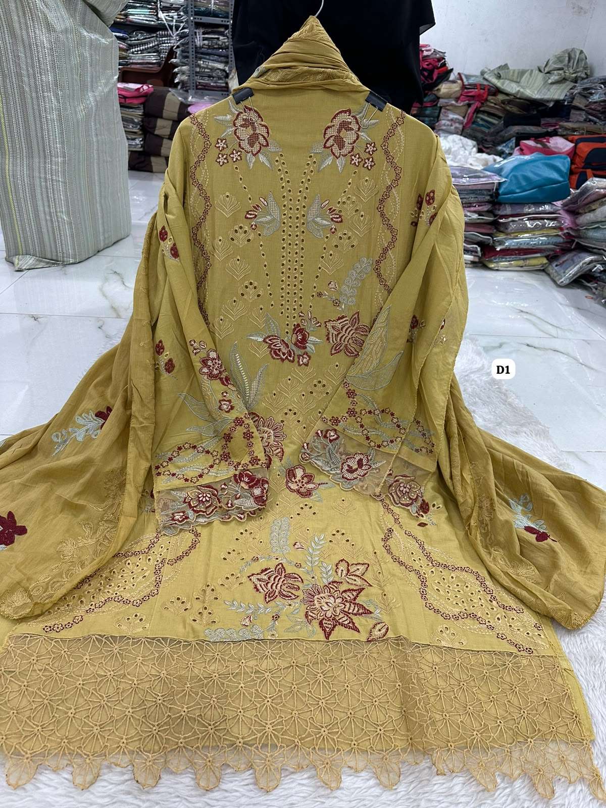 Falah Premium Party Wear Pure Cotton Collection Code - NOP55 By Falah Designer Suit - 04