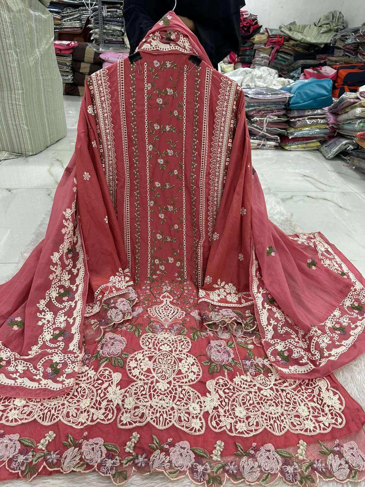 Falah Premium Party Wear Pure Cotton Collection Code - NOP55 By Falah Designer Suit - 05