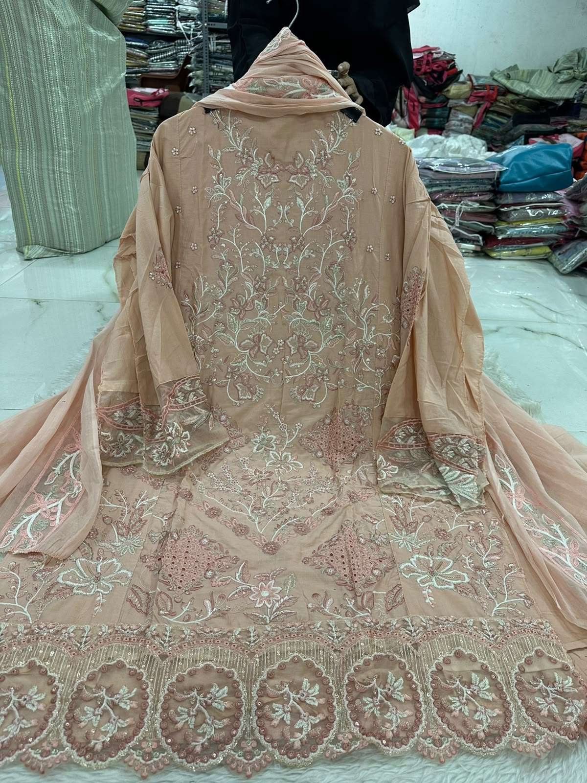 Falah Premium Party Wear Pure Cotton Collection Code - NOP55 By Falah Designer Suit - 07