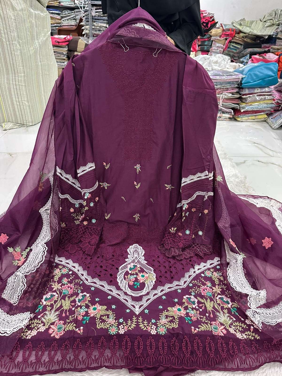 Falah Premium Party Wear Pure Cotton Collection Code - NOP55 By Falah Designer Suit - 20
