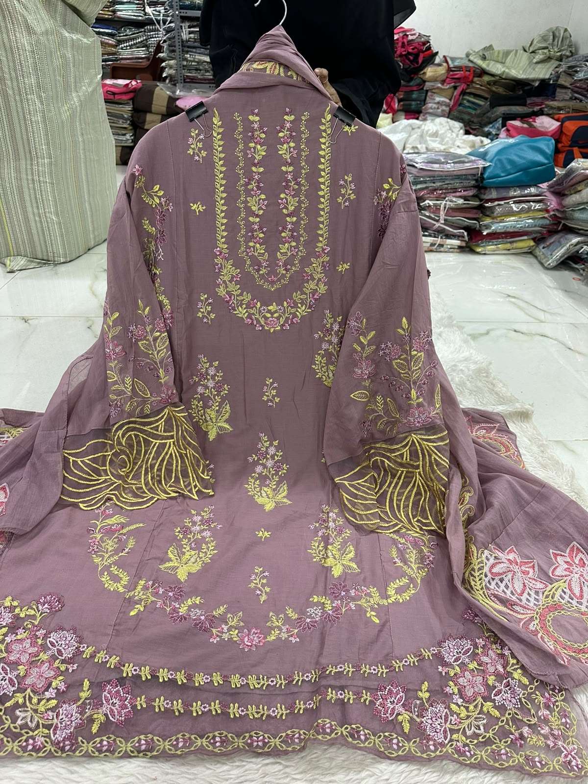 Falah Premium Party Wear Pure Cotton Collection Code - NOP55 By Falah Designer Suit - 21
