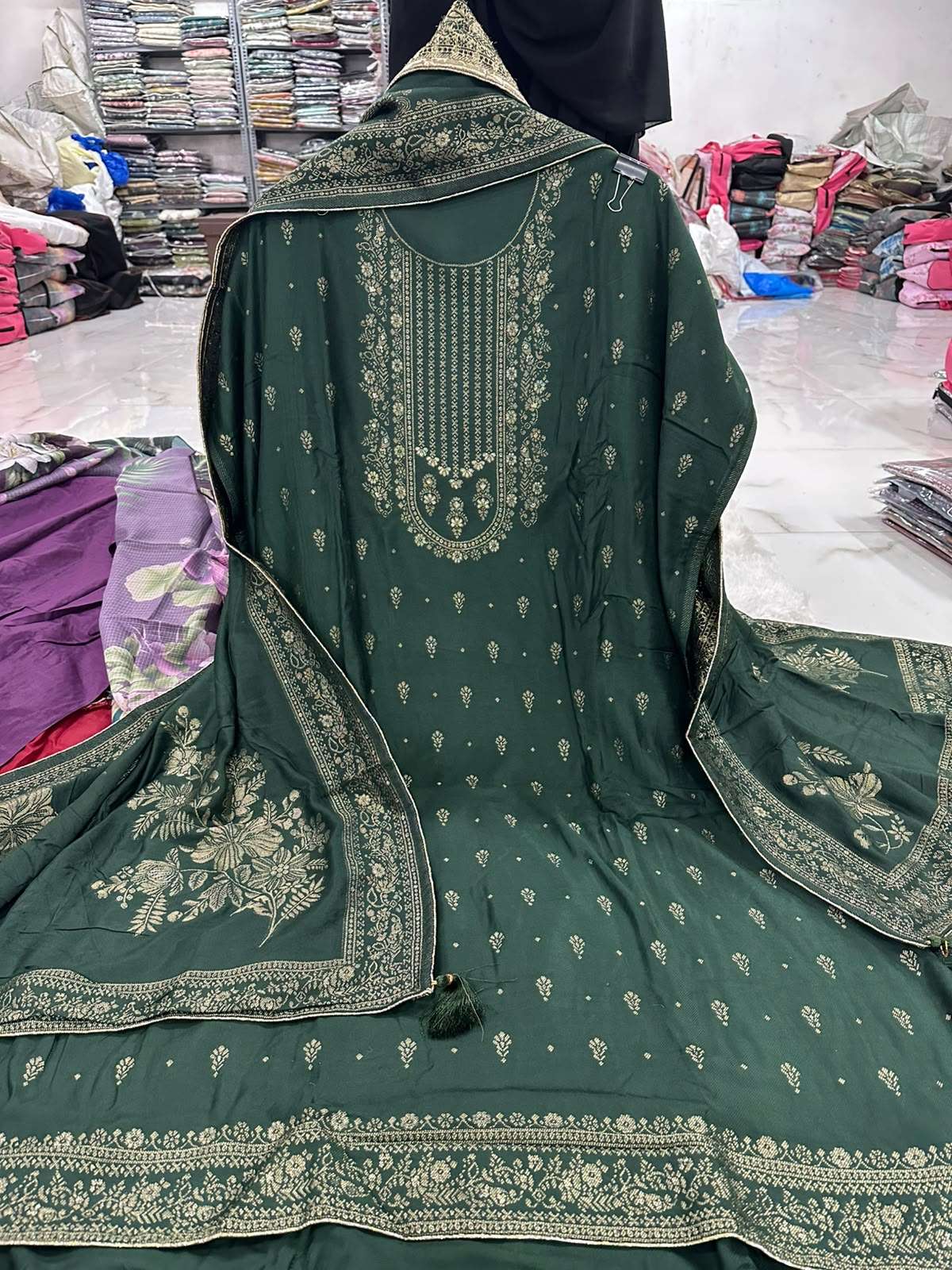 Falah Premium Pashmina Collection Code - NOP304 By Falah Designer Suits - 01