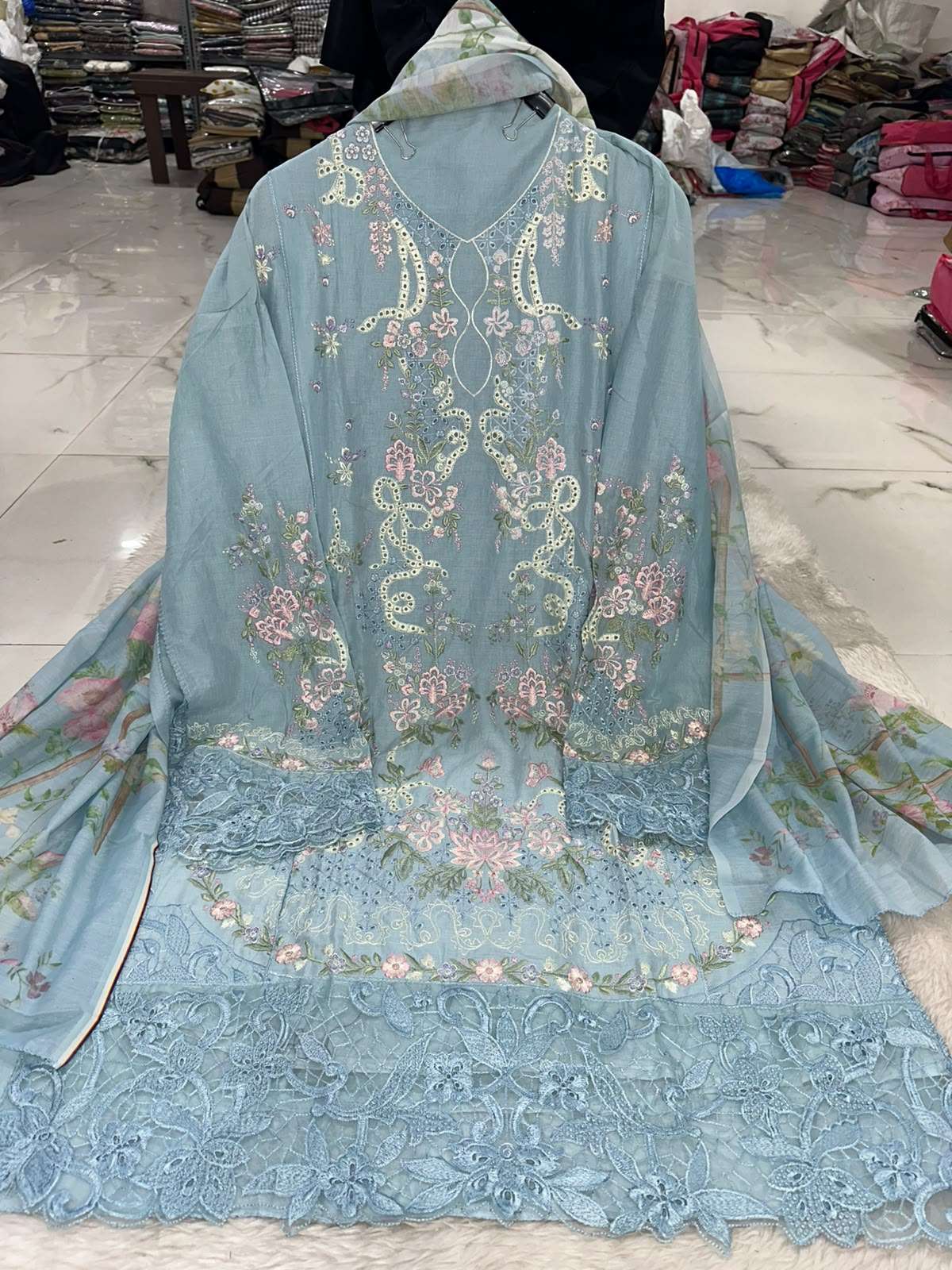Falah Premium Pure Cotton Collection Code - NOP43 By Falah Designer Suits - 07