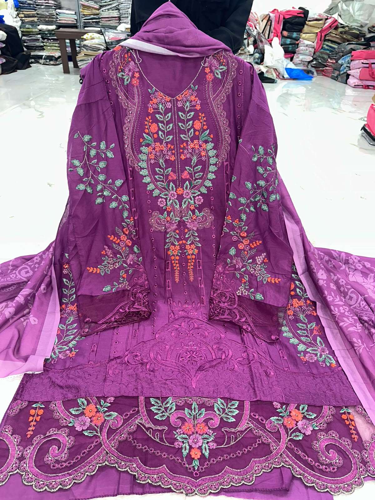 Falah Premium Pure Cotton Collection Code - NOP43 By Falah Designer Suits - 09