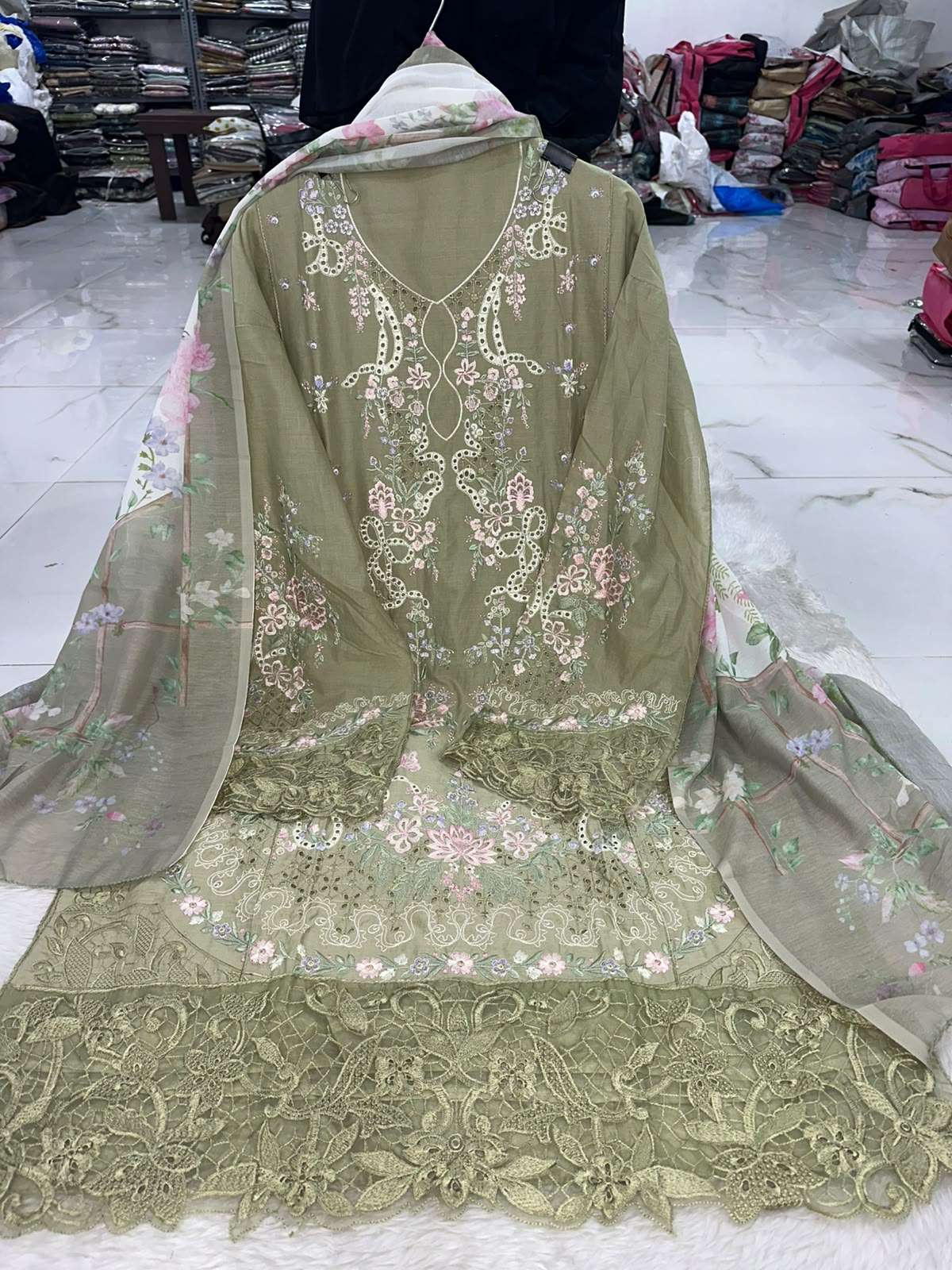 Falah Premium Pure Cotton Collection Code - NOP43 By Falah Designer Suits - 11