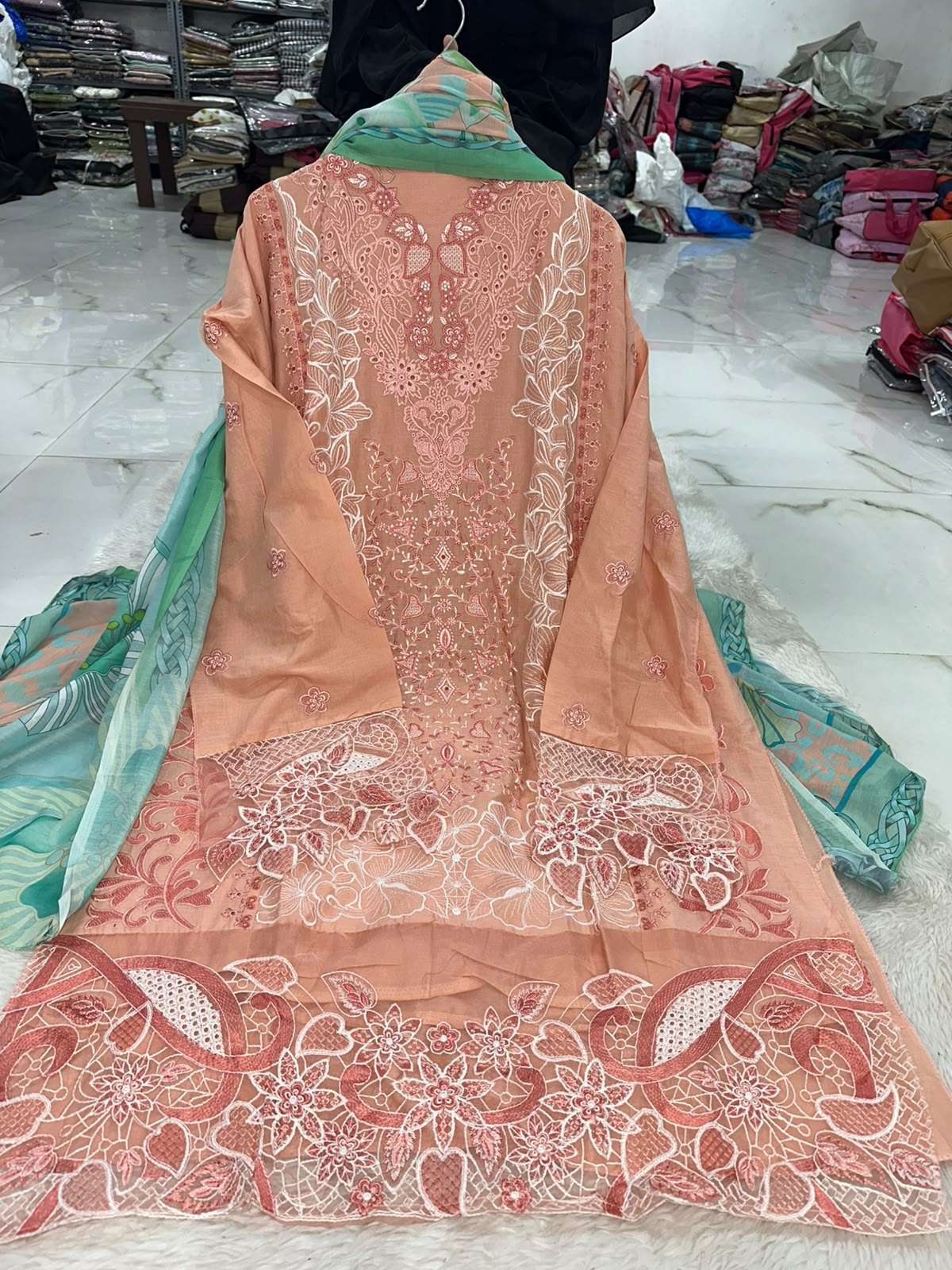Falah Premium Pure Cotton Collection Code - NOP43 By Falah Designer Suits - 12