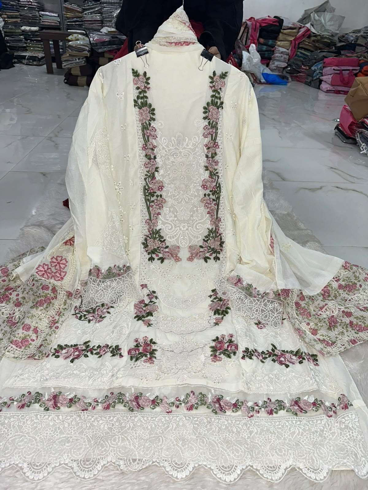 Falah Premium Pure Cotton Collection Code - NOP44 By Falah Designer Suits - 01