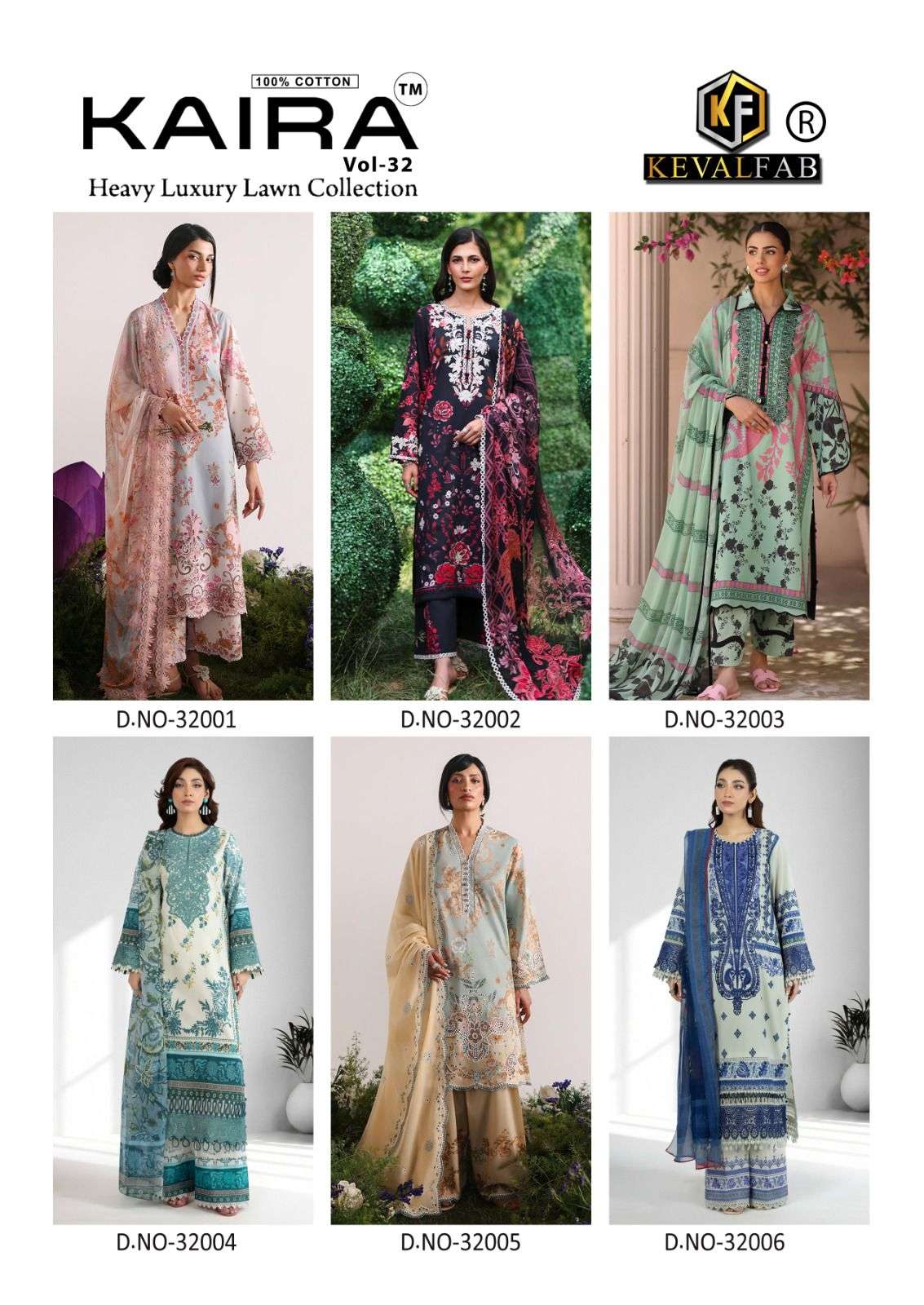 KAIRA VOL - 32 MODEL PIC BY KEVAL FAB - 01 - 06