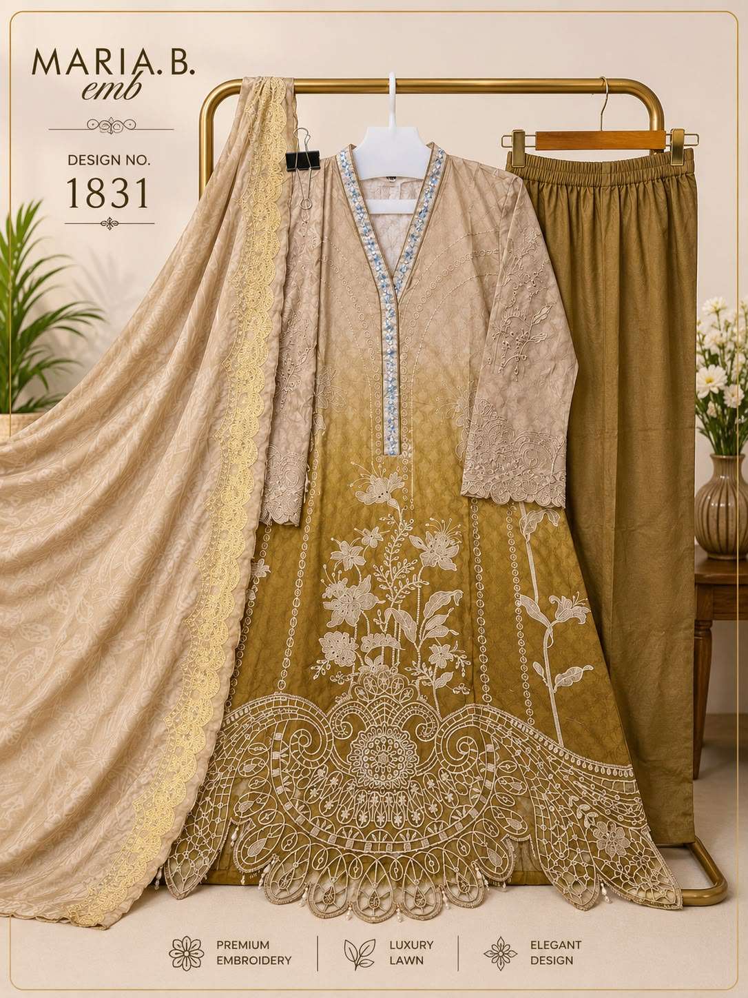 MARIA B DESIGN NO. 1831 READY TO WEAR BY DEEPSY SUITS - 04