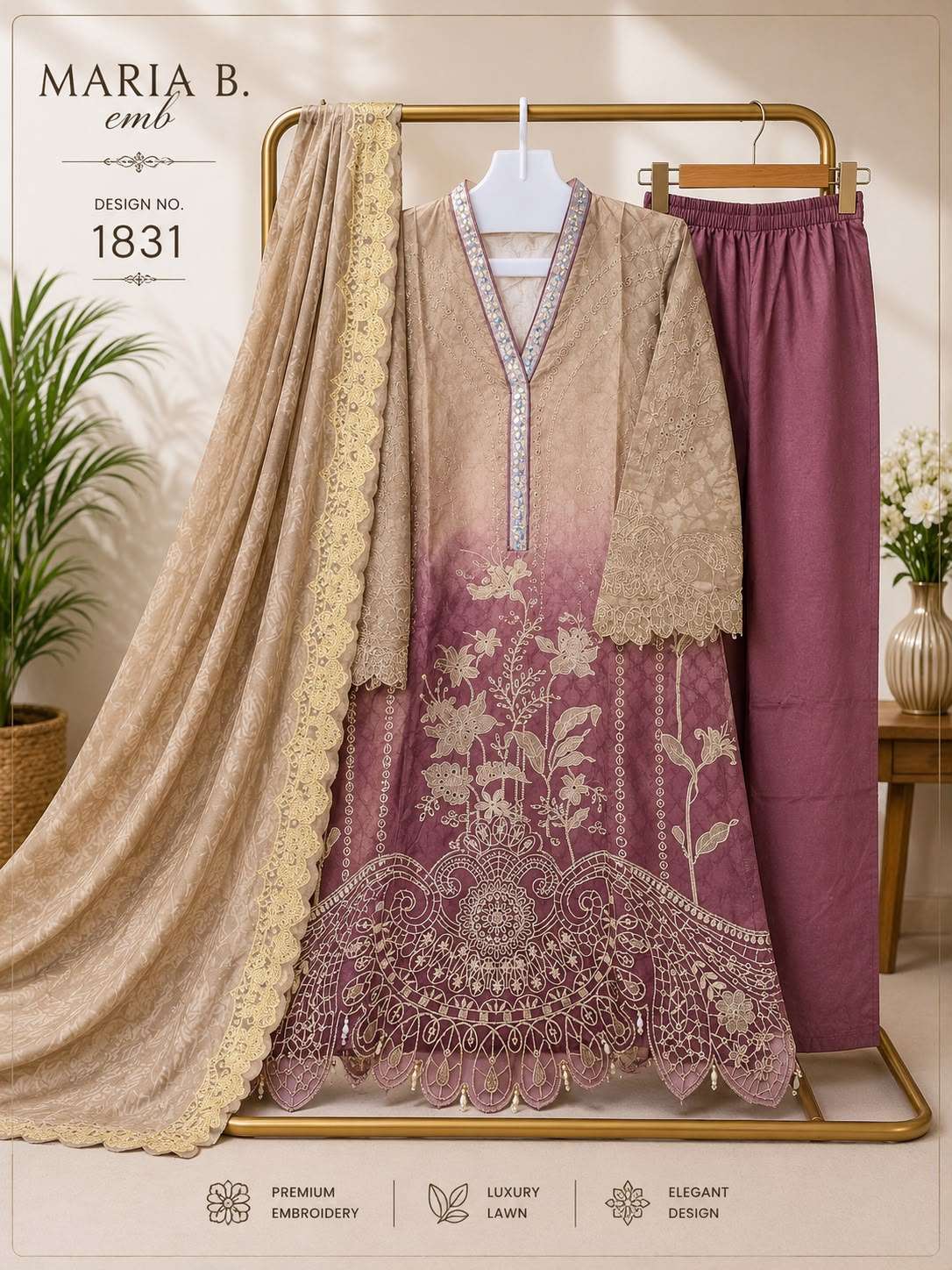 MARIA B DESIGN NO. 1831 READY TO WEAR BY DEEPSY SUITS - 05