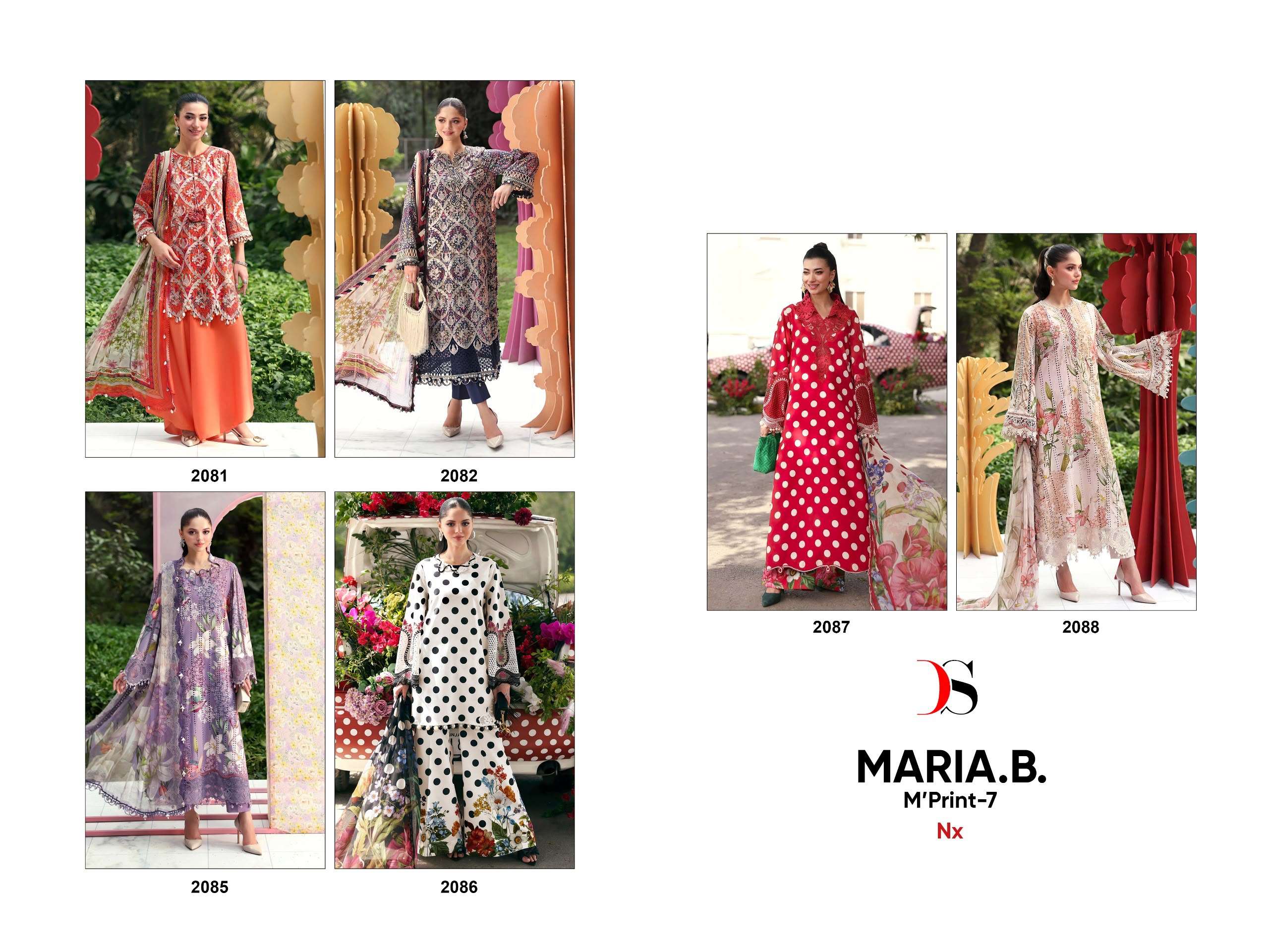 MARIA B. M PRINT - 7 NX BY DEEPSY SUITS - 01 - 06 A