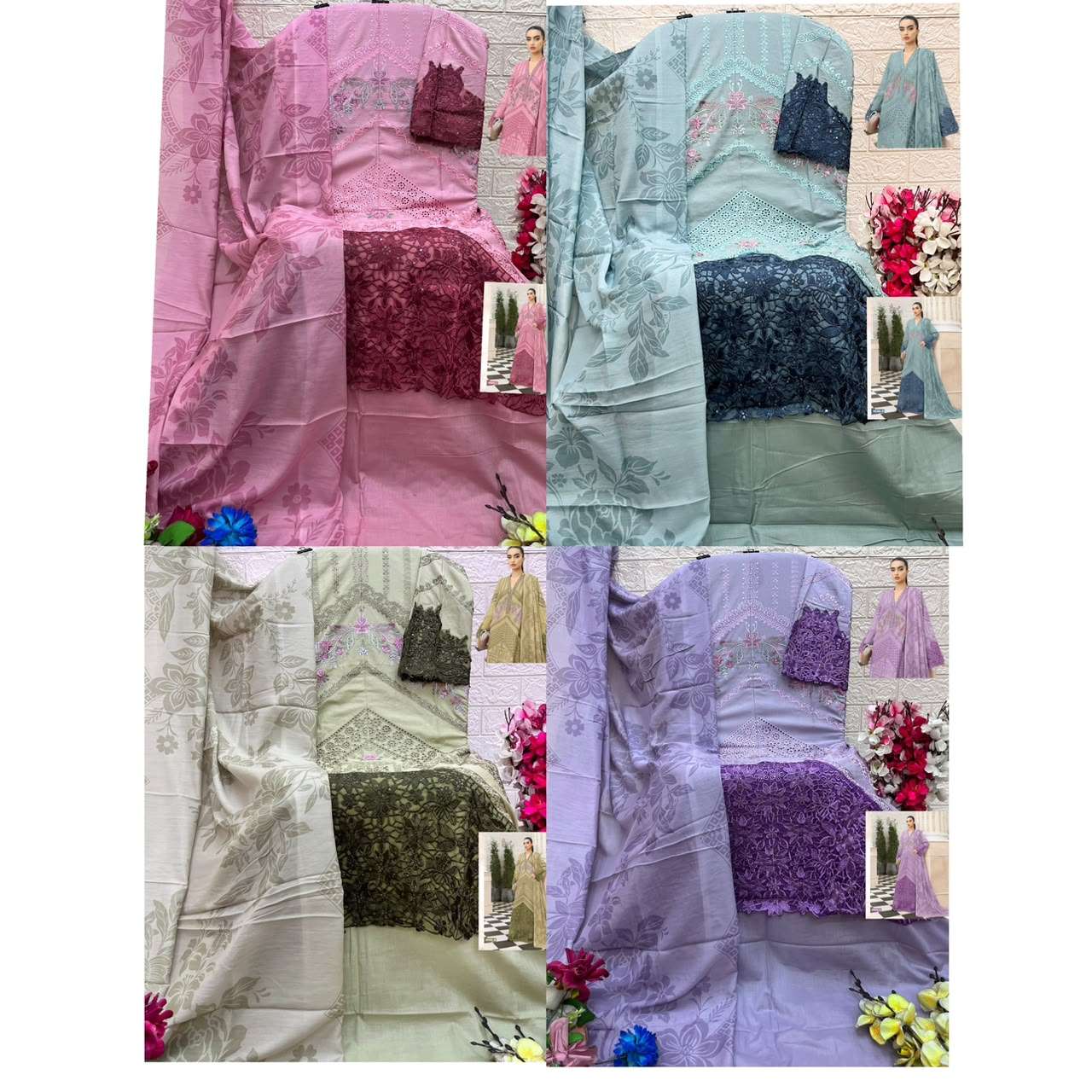 MARIA B ULTRA COLOUR COLLECTION VOL - 01 BY SHREE FABS - 01 - 04 B