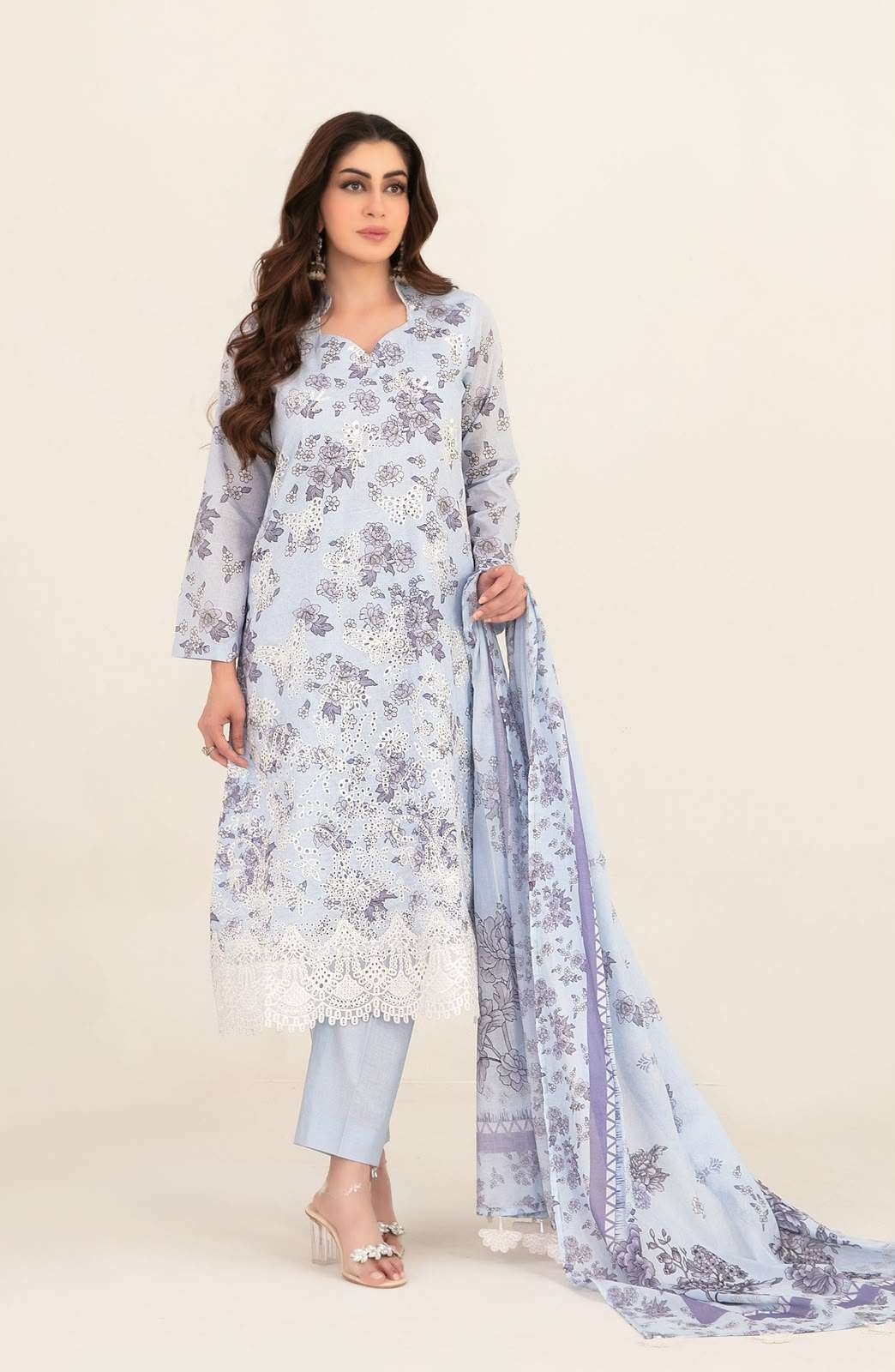 MEEM LAWN EMBROIDERED COLLECTION BY TAWAKKAL - 07