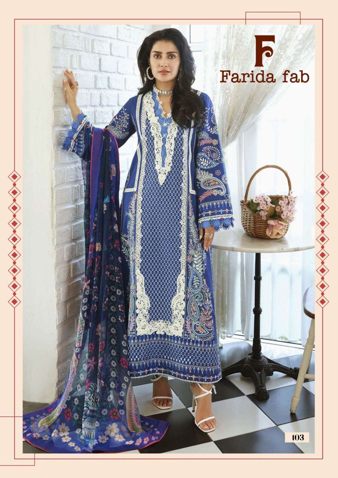 MUSHQ HEAVY LUXURY LAWN COLLECTION BY FARIDA FAB - 03