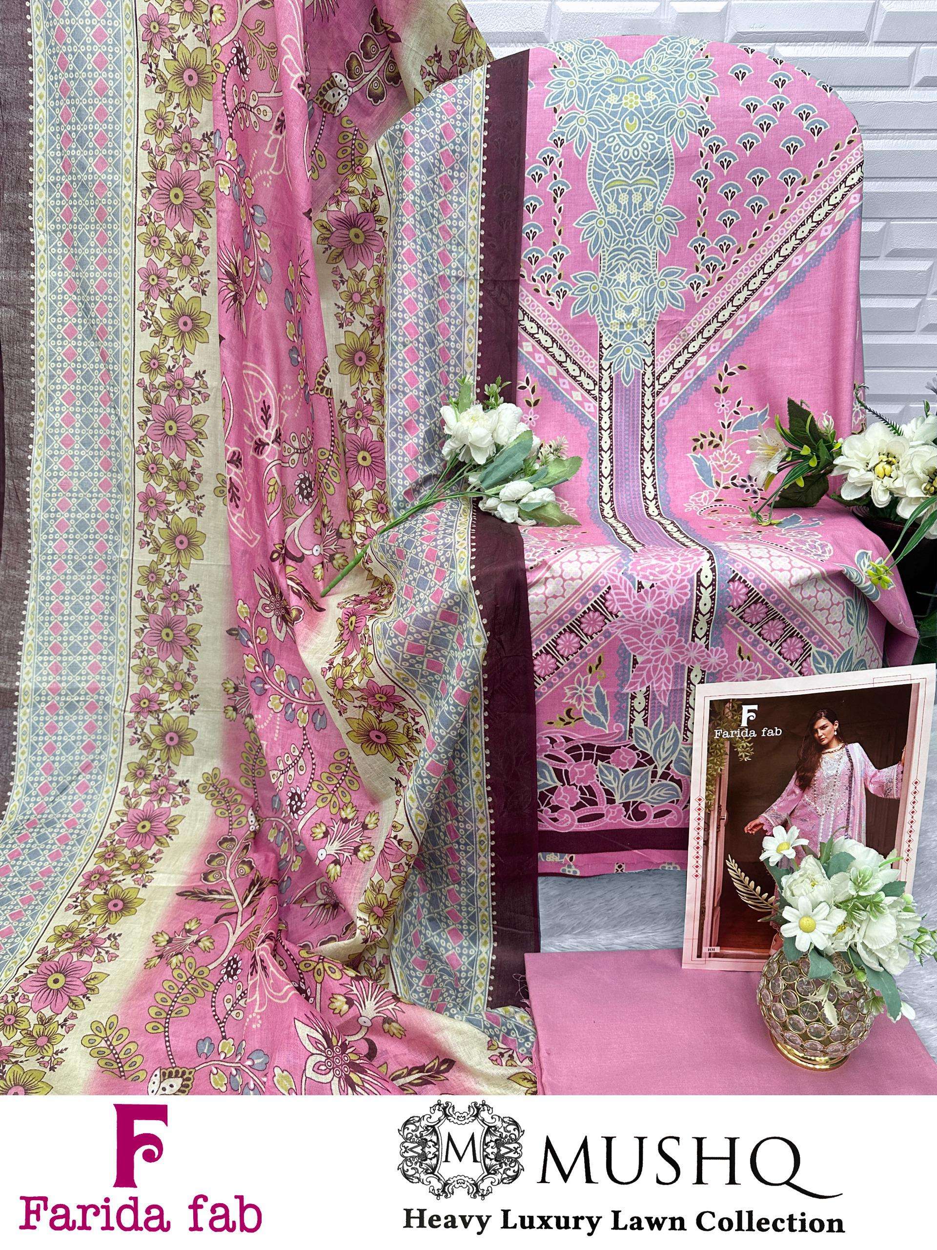 MUSHQ HEAVY LUXURY LAWN COLLECTION BY FARIDA FAB - 07