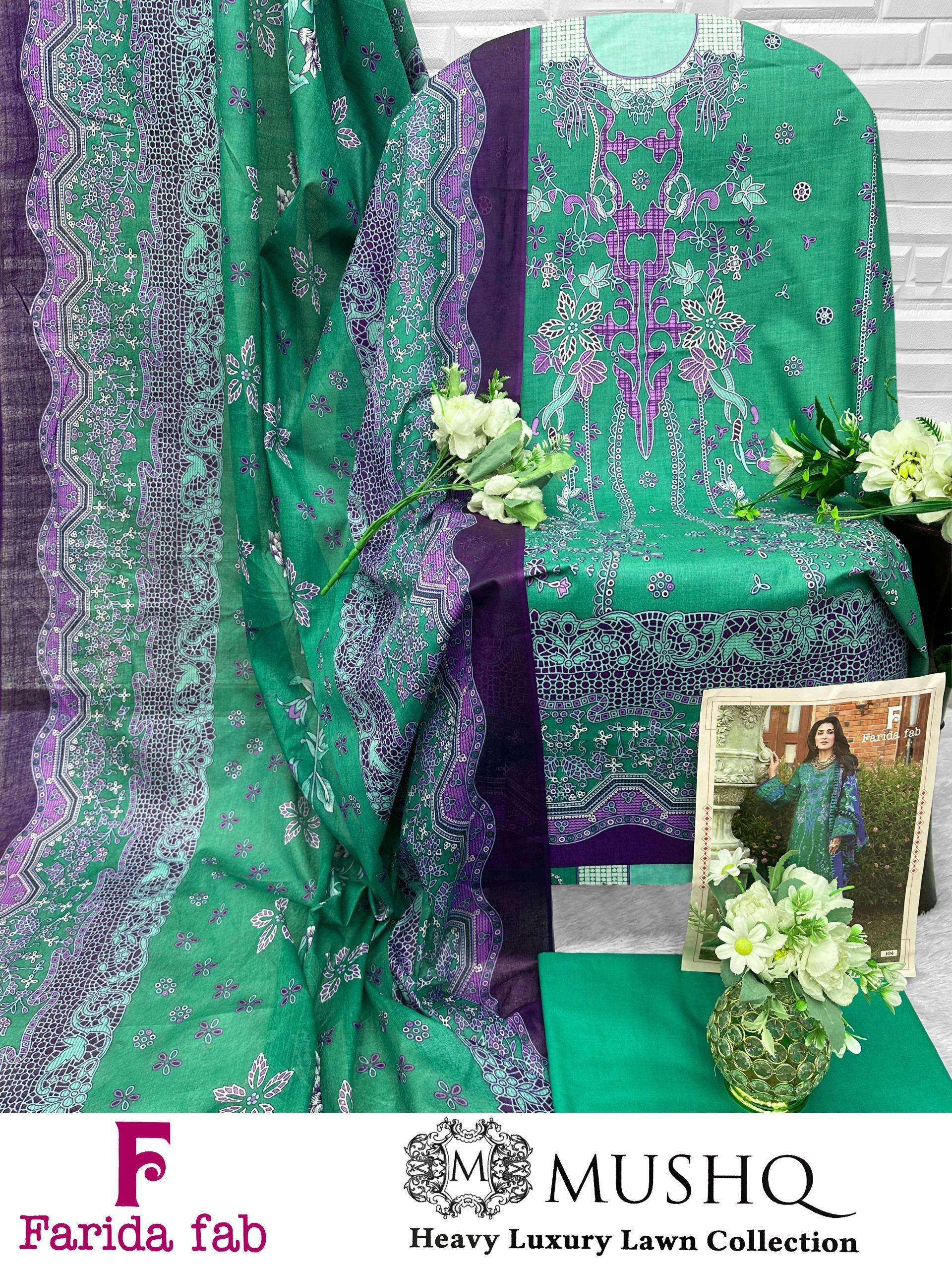 MUSHQ HEAVY LUXURY LAWN COLLECTION BY FARIDA FAB - 10
