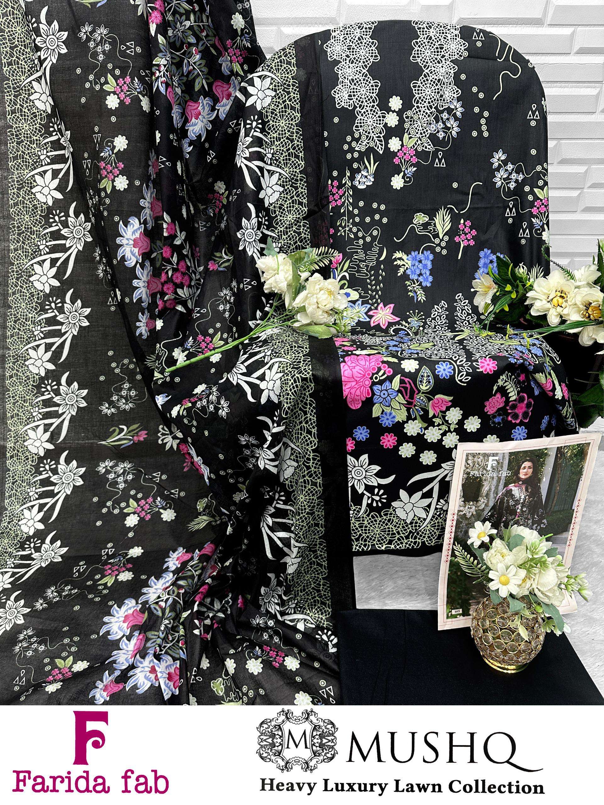 MUSHQ HEAVY LUXURY LAWN COLLECTION BY FARIDA FAB - 11