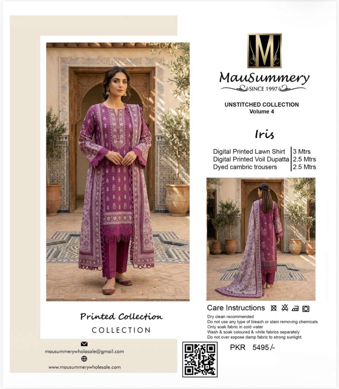 PRINTED LAWN COLLECTION VOL - 04 2026 BY MAUSUMMERY - 04