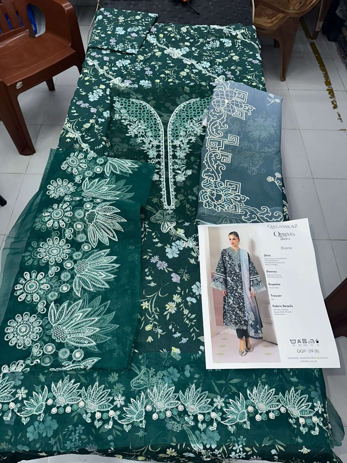 Q PRINTS LAWN COLLECTION VOL - 01 OPEN PIC BY QALAMKAR - 05