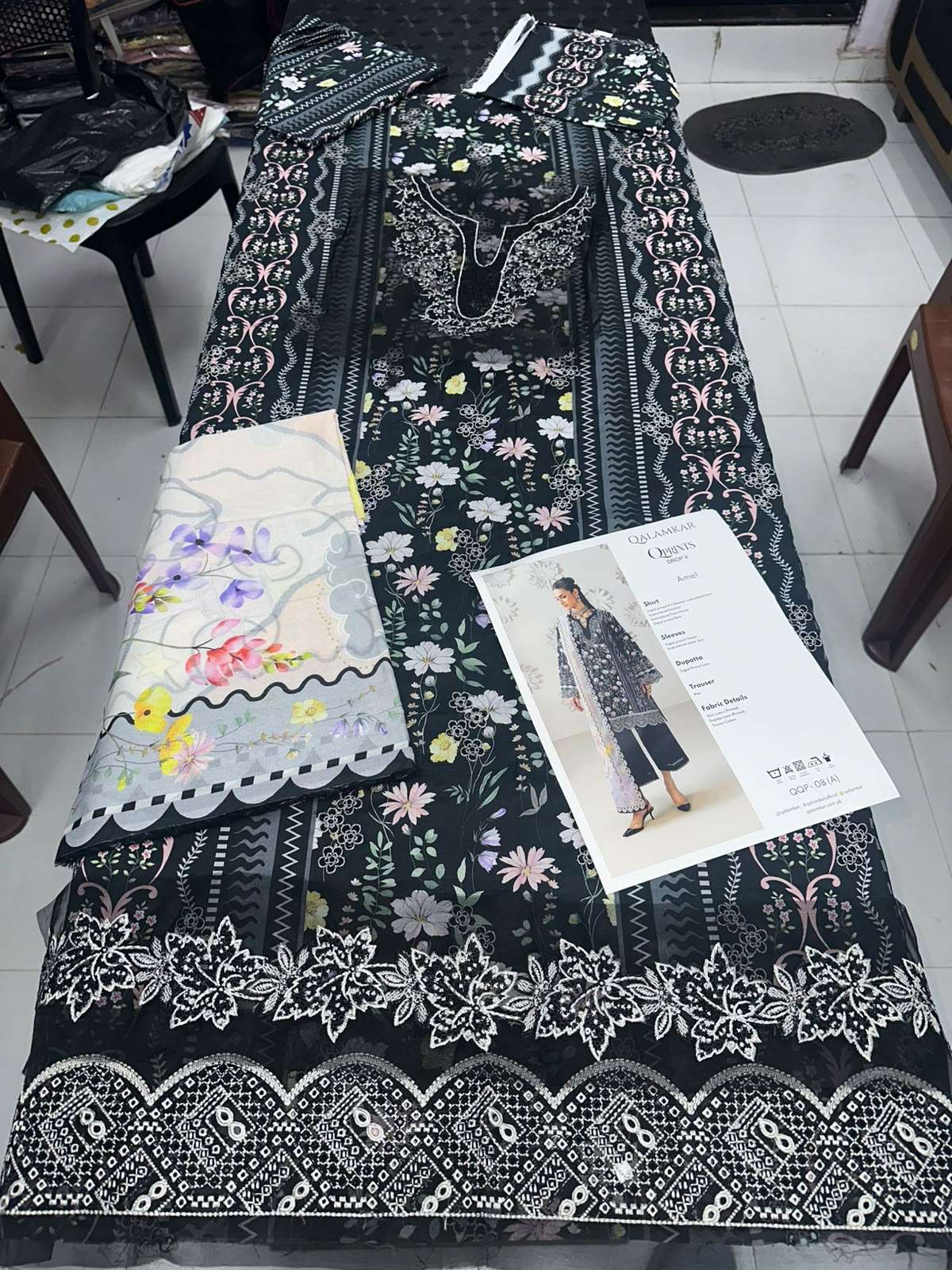 Q PRINTS LAWN COLLECTION VOL - 01 OPEN PIC BY QALAMKAR - 11