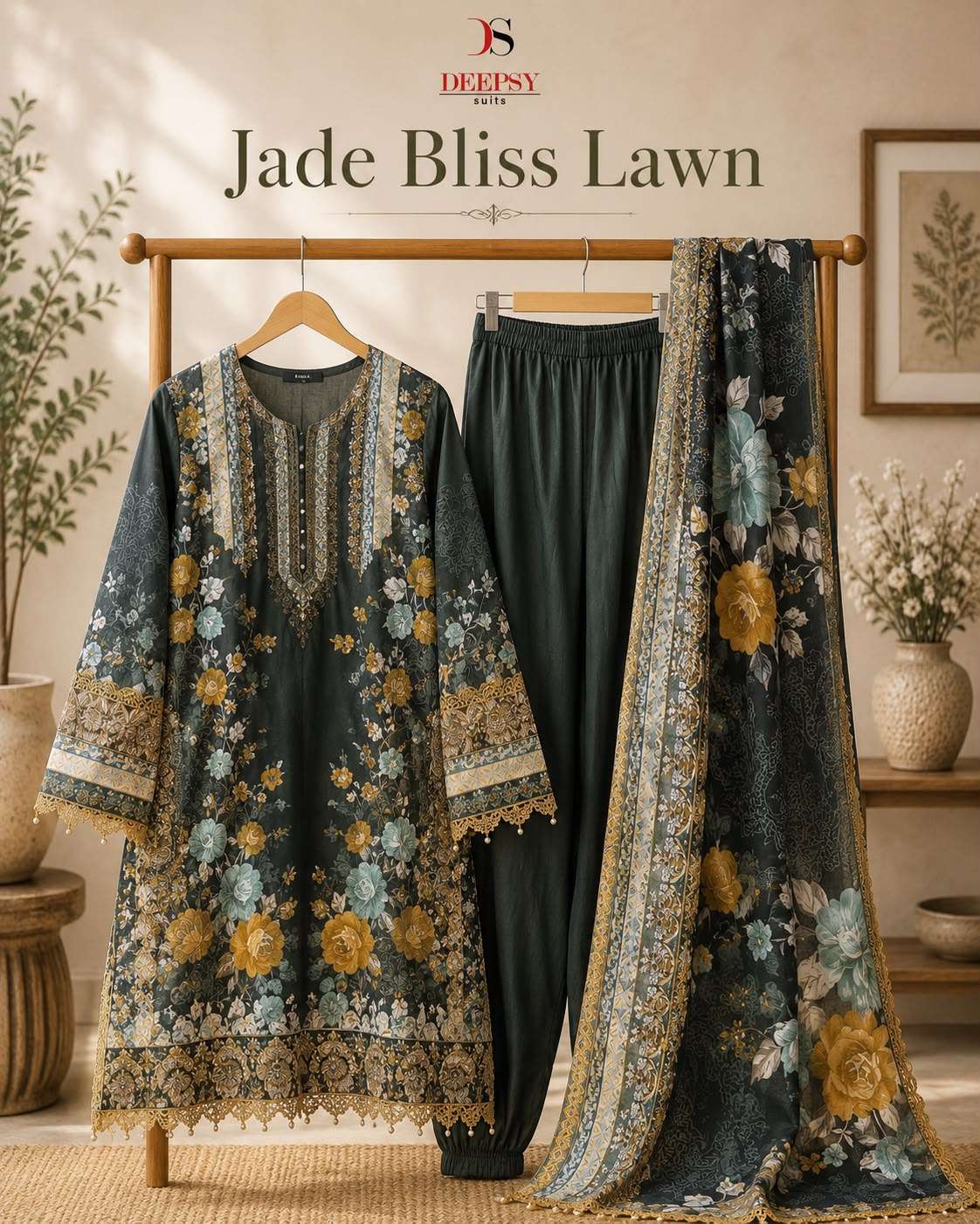 READY TO WEAR JADE BLISS LAWN COLLECTION BY DEEPSY SUITS - 08