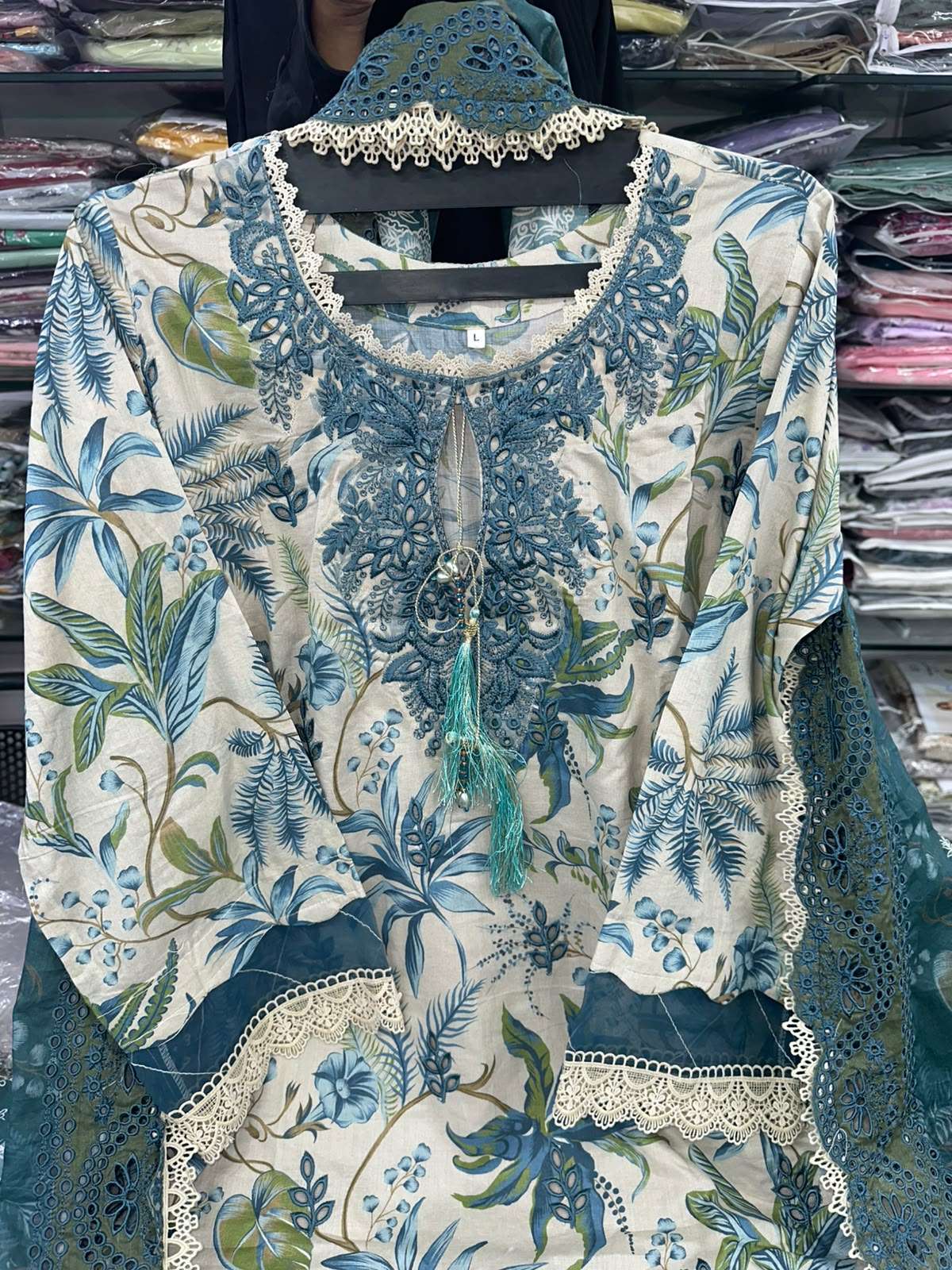 RTW CHIKANKARI EMBROIDERED LAWN COLLECTION BY JADE - 07