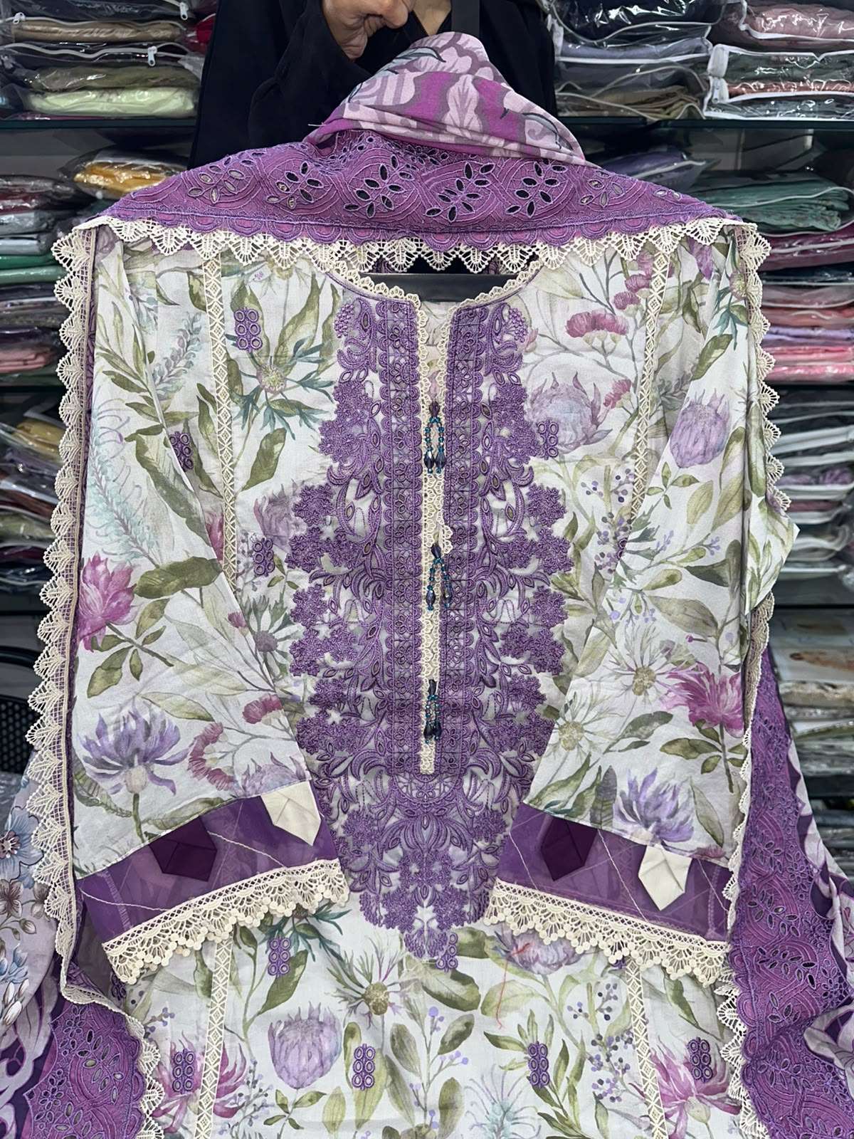 RTW CHIKANKARI EMBROIDERED LAWN COLLECTION BY JADE - 13