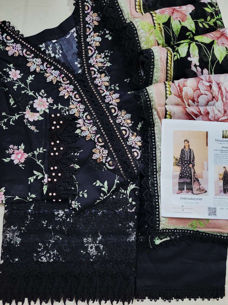 RTW EMBROIDERY CHICKAN KARI LAWN 2026 VOL - 01 BY MAUSUMMERY - 03
