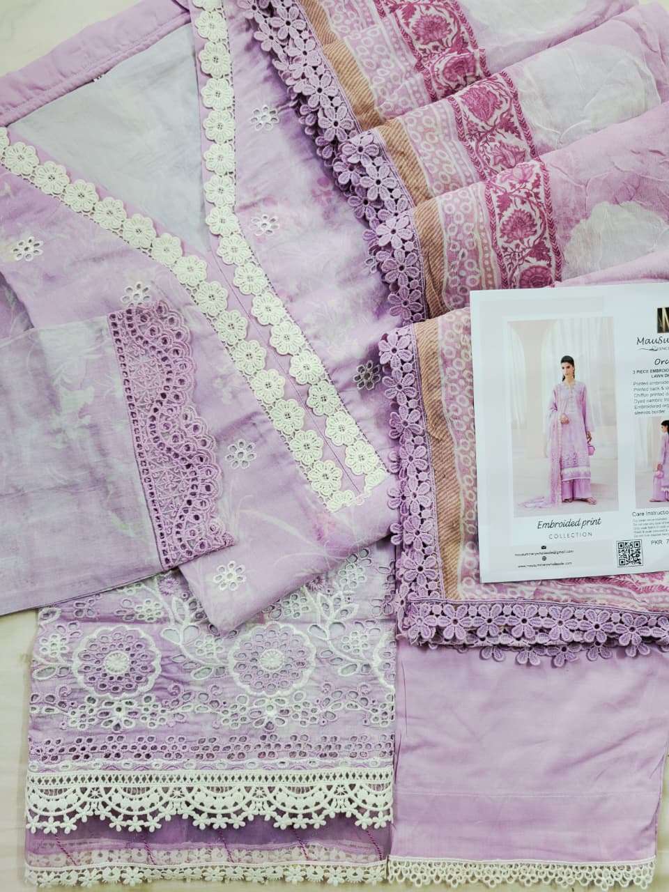 RTW EMBROIDERY CHICKAN KARI LAWN 2026 VOL - 01 BY MAUSUMMERY - 04