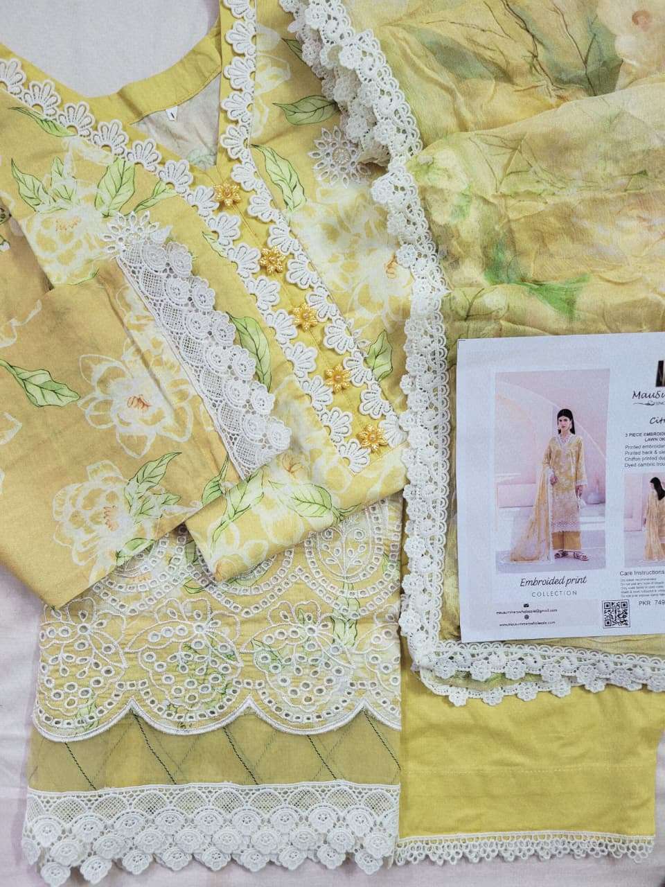 RTW EMBROIDERY CHICKAN KARI LAWN 2026 VOL - 01 BY MAUSUMMERY - 07