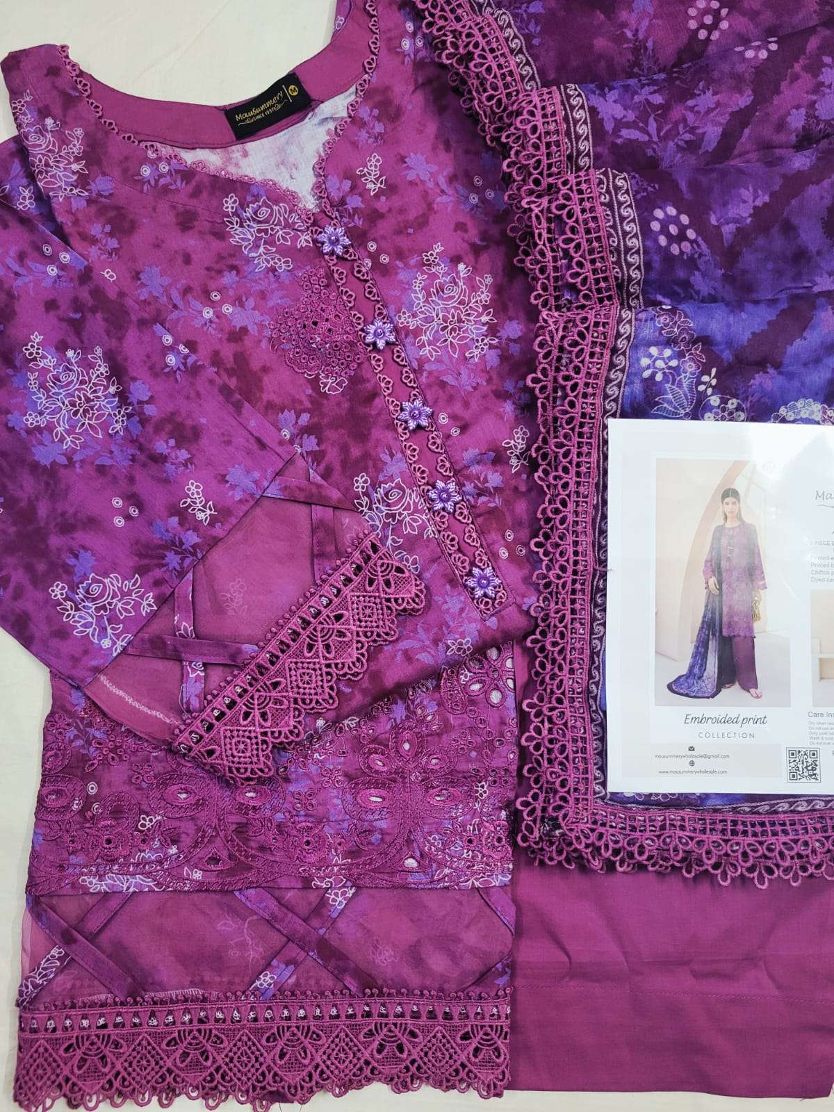RTW EMBROIDERY CHICKAN KARI LAWN 2026 VOL - 01 BY MAUSUMMERY - 08