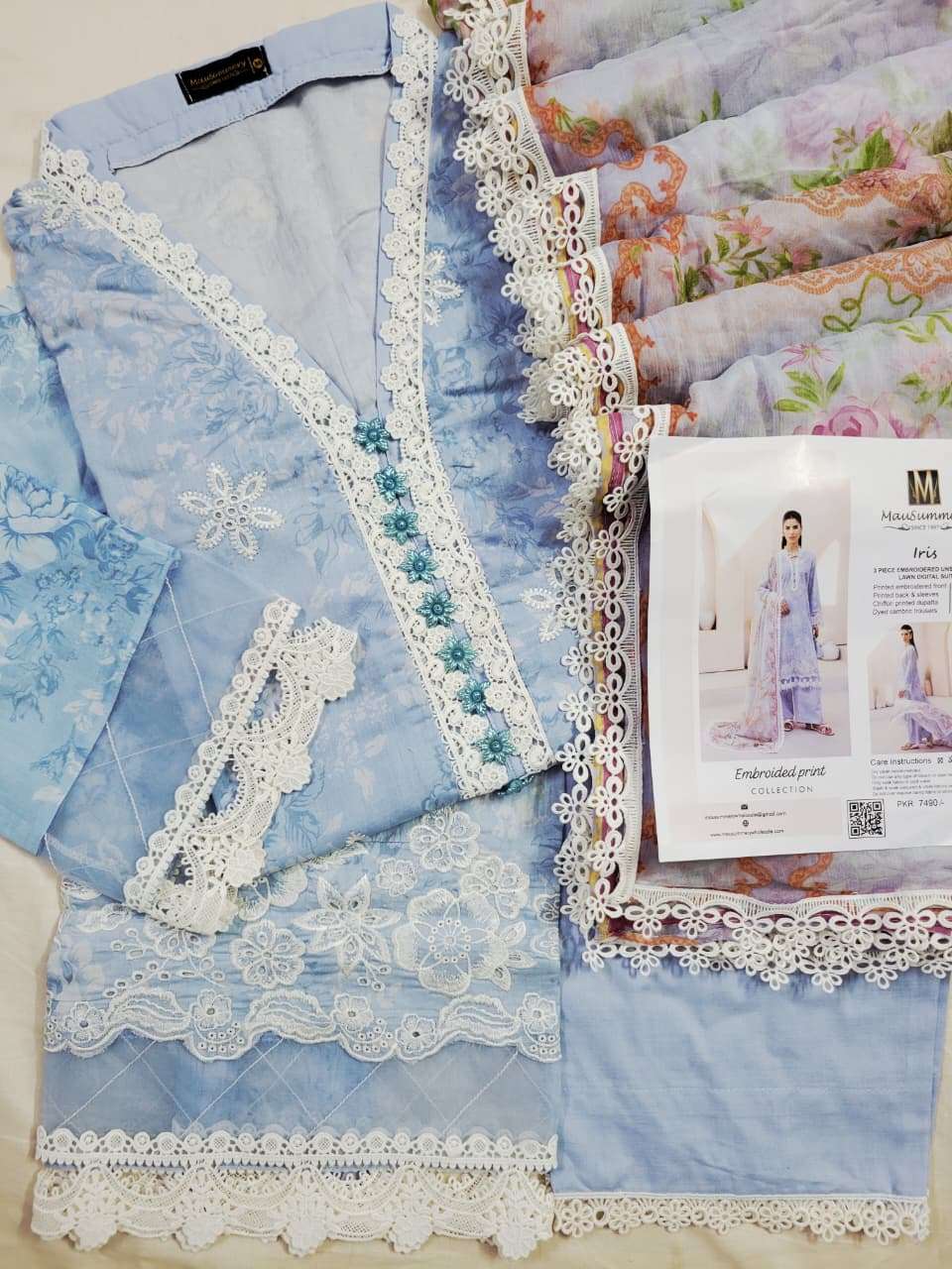 RTW EMBROIDERY CHICKAN KARI LAWN 2026 VOL - 01 BY MAUSUMMERY - 10