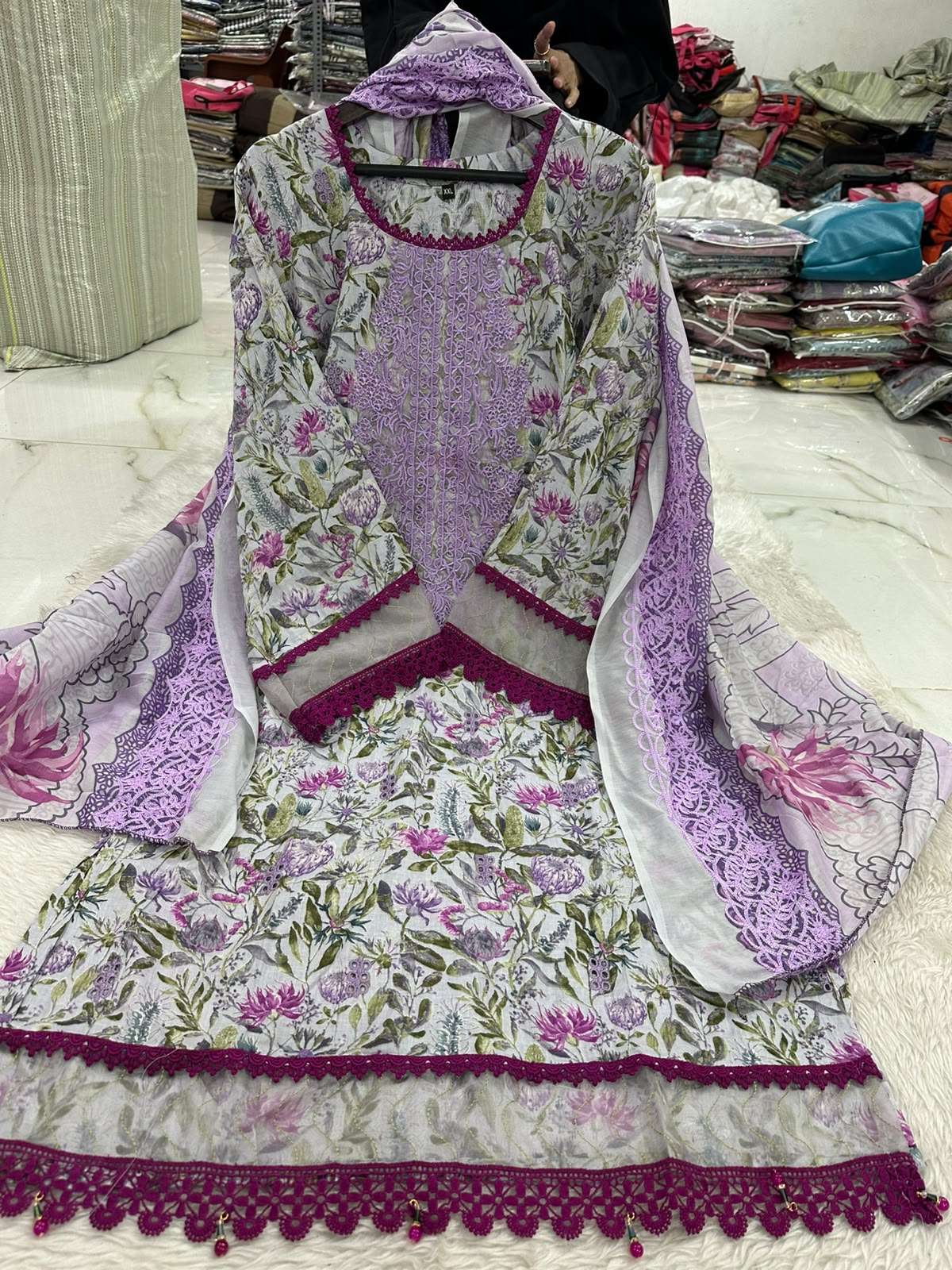 RTW Falah Premium Cotton Collection Code - 50150 By Falah Designer Suits - 01 - 08 B