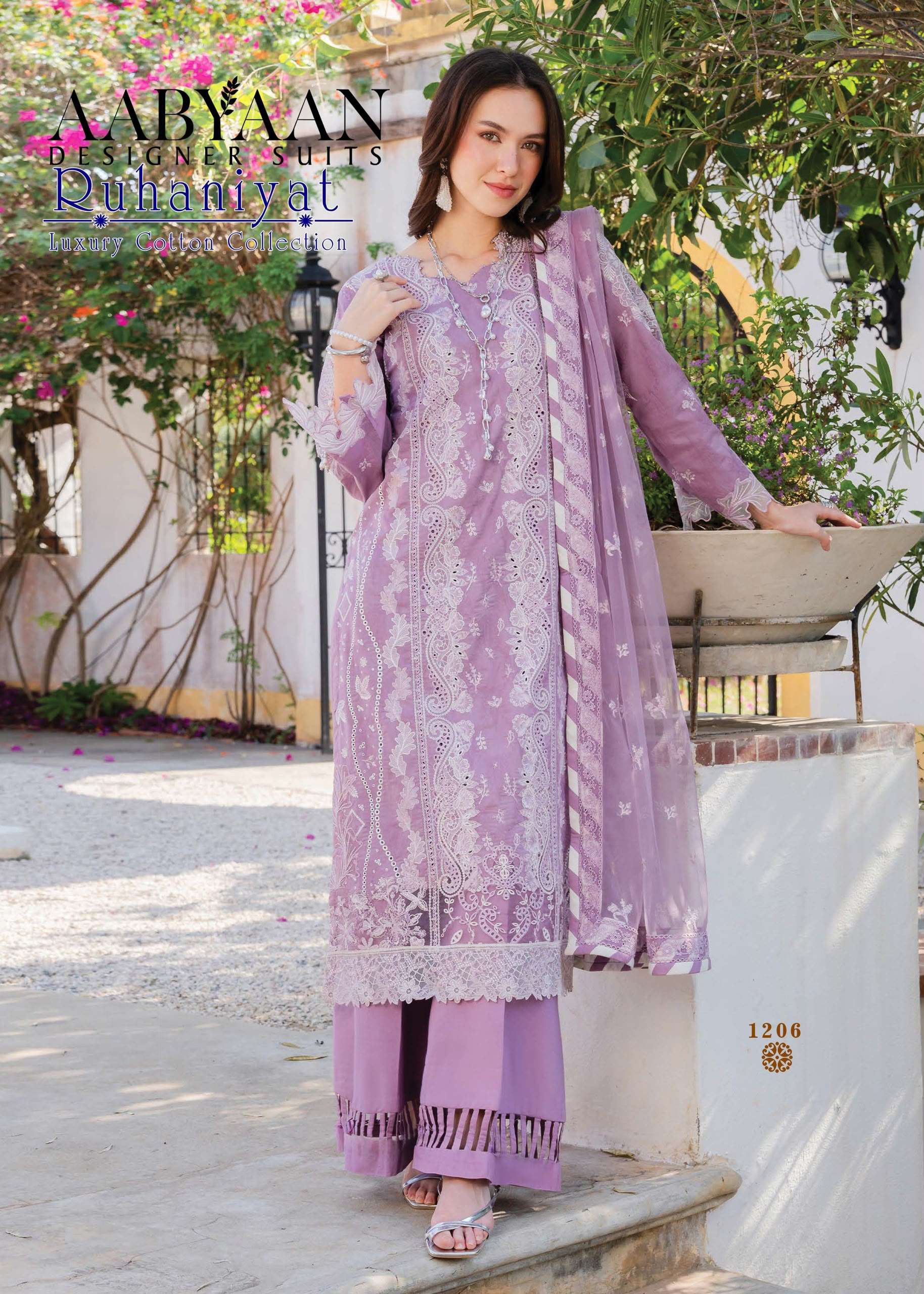 RUHANIYAT VOL - 12 BY AABYAAN DESIGNER SUIT - 06