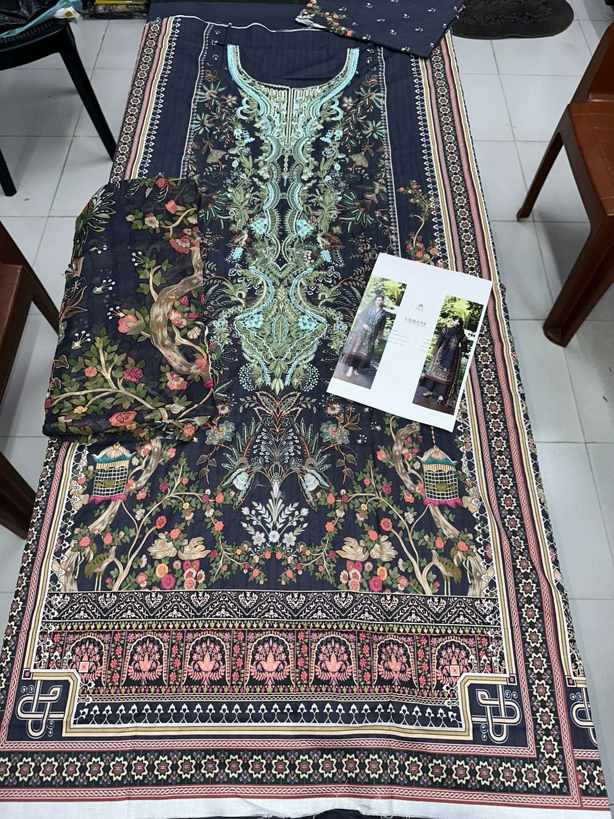 URBANE EMBROIDERED LAWNS BY JADE - 14