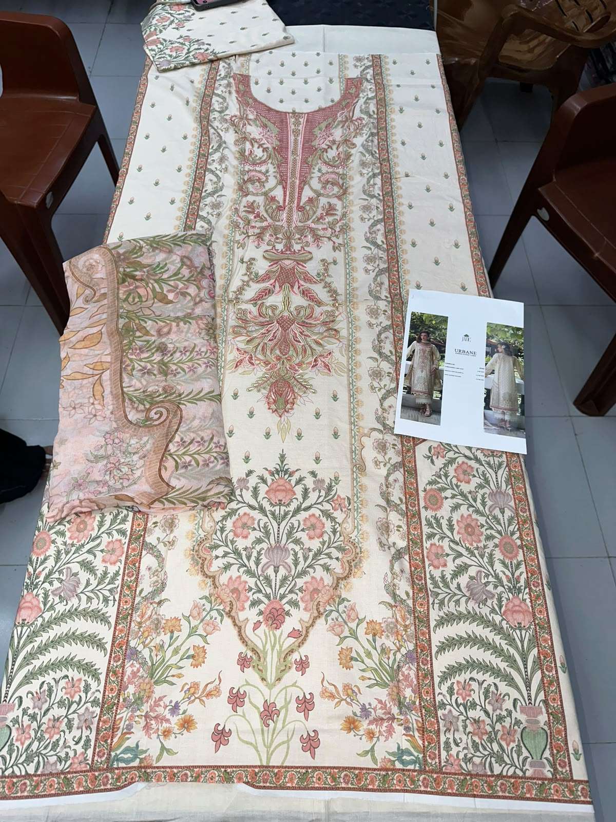 URBANE EMBROIDERED LAWNS BY JADE - 15